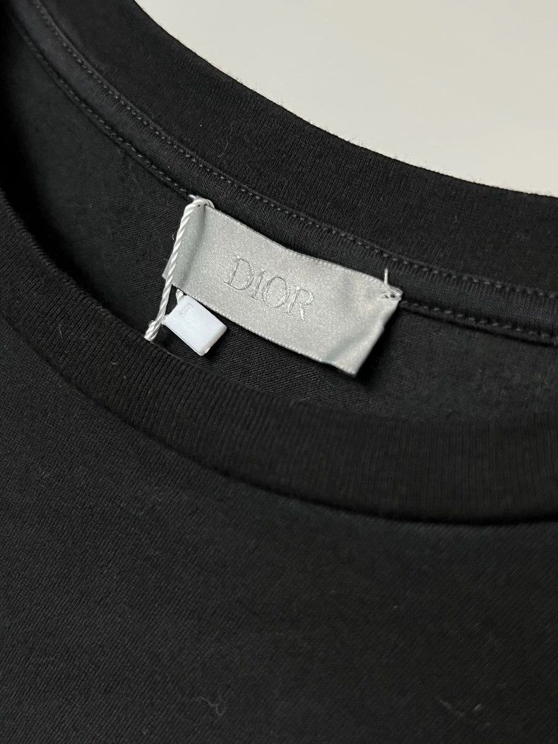 Dior Dior Black logo letter print cotton round-neck short-sleev Size US XS / EU 42 / 0 - 4 Thumbnail
