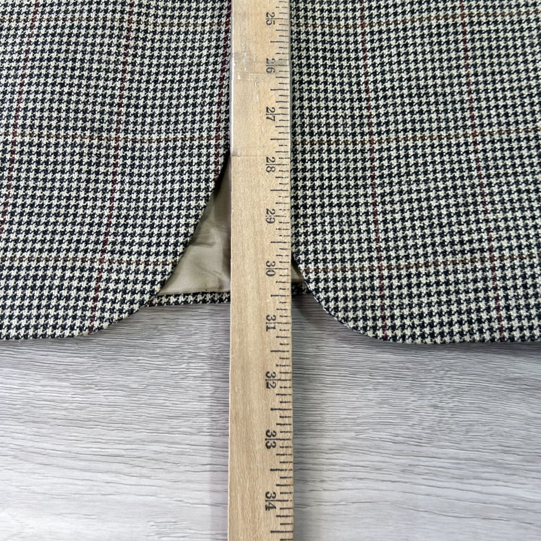 Ralph Lauren Ralph Lauren RRL Blazer Mens 44R Brown Houndstooth Wool Coat Suit Jacket Size 44R - 6 Thumbnail