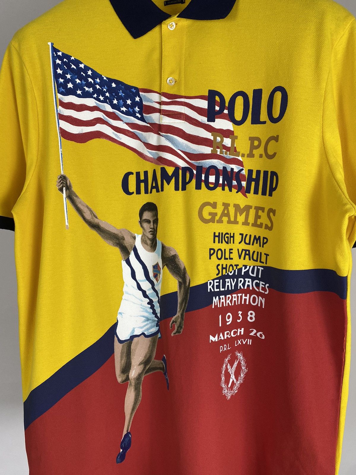 Polo Ralph Lauren × USA Olympics Polo Ralph Lauren Championship Olympic Polo T-Shirt Tee Size US L / EU 52-54 / 3 - 4 Thumbnail