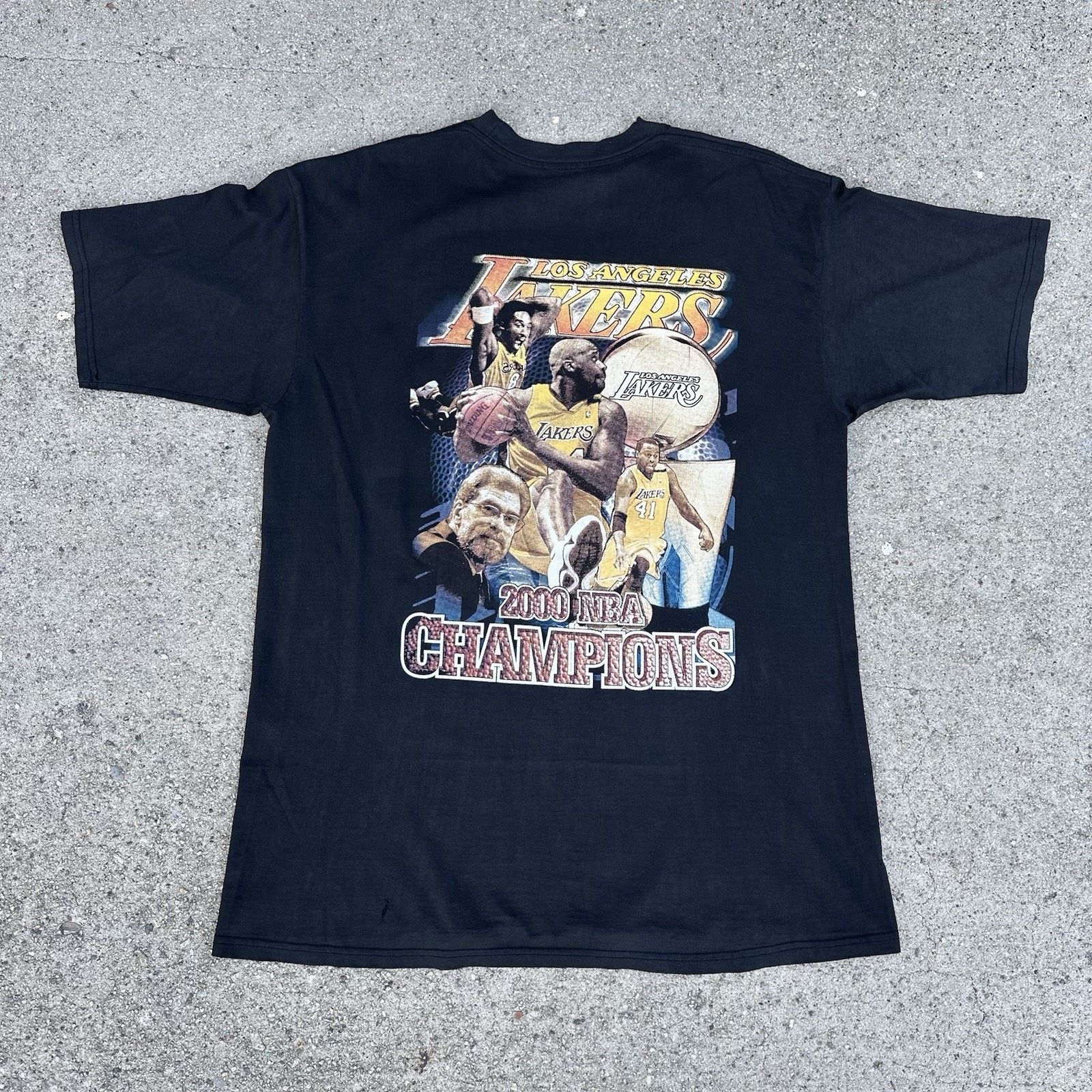 All Sport × NBA × Vintage Vintage 2000 Los Angeles Lakers Rap Tee Shirt XL NBA Kobe Size US XL / EU 56 / 4 - 6 Thumbnail