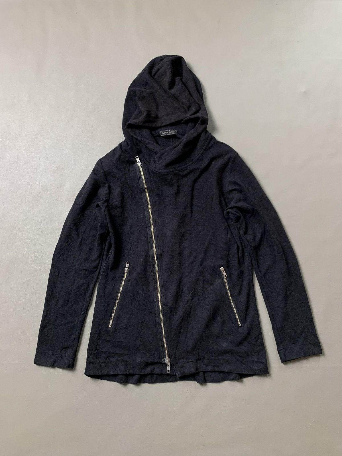 If Six Was Nine × Japanese Brand Custom Culture Asymmetrical Zip Hoodie Size US M / EU 48-50 / 2 - 1 Thumbnail