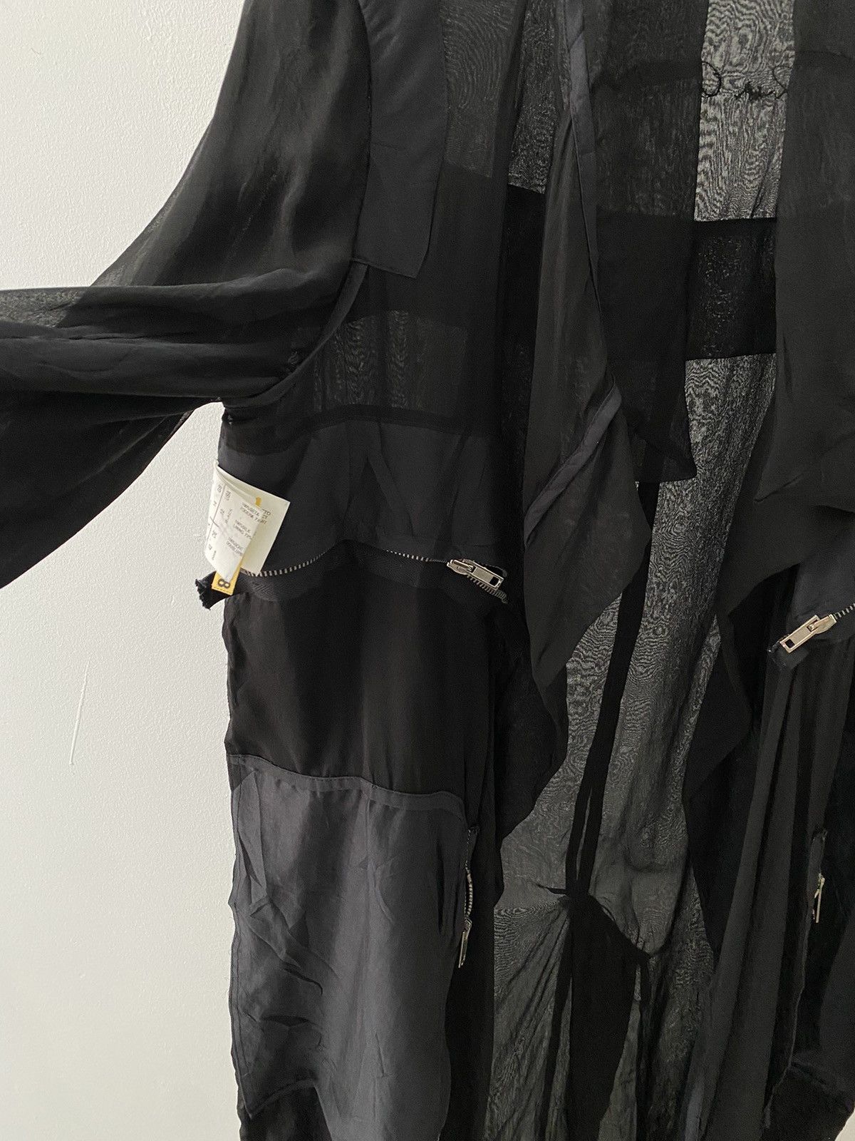 Rick Owens RickOwen multi pockets , double layer silk jacket Size ONE SIZE - 4 Thumbnail