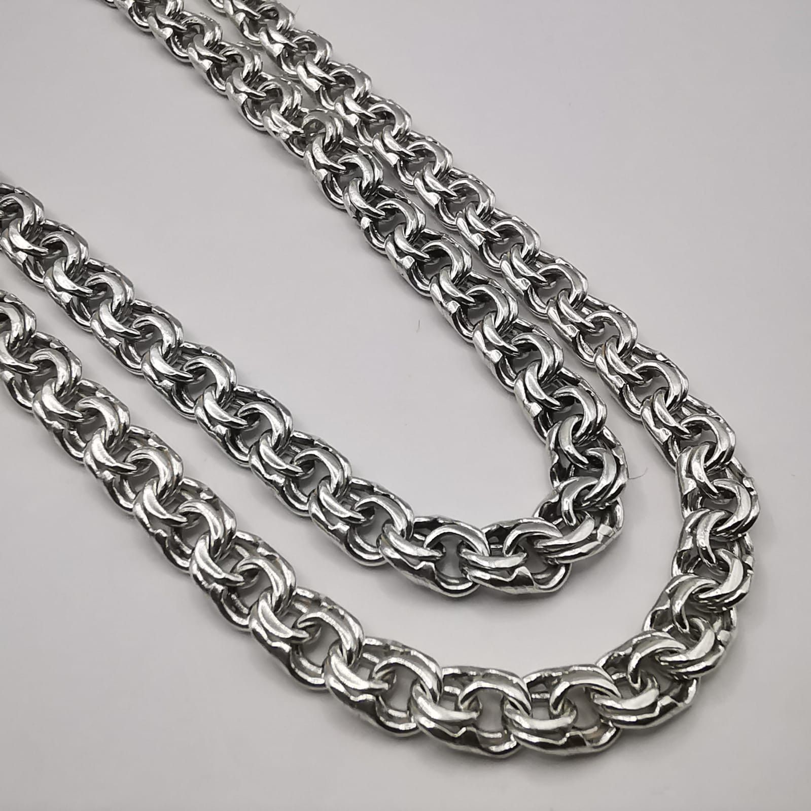 Sterling Silver Vintage Beautiful Jewelry Chain,925 Sterling Silver 29,06g Size ONE SIZE - 4 Thumbnail