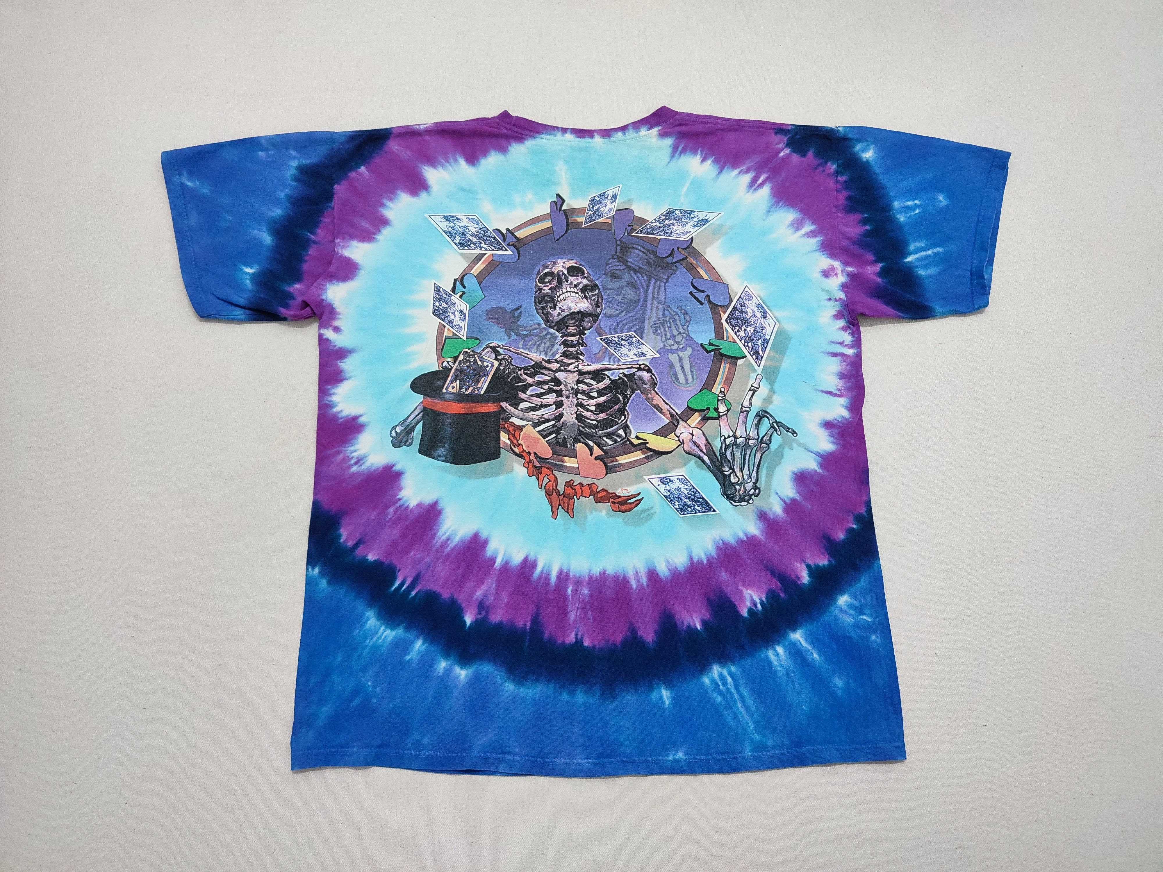 Grateful Dead × Liquid Blue True Vintage 1990s Grateful Dead Tie Dye Tee Size US L / EU 52-54 / 3 - 2 Thumbnail