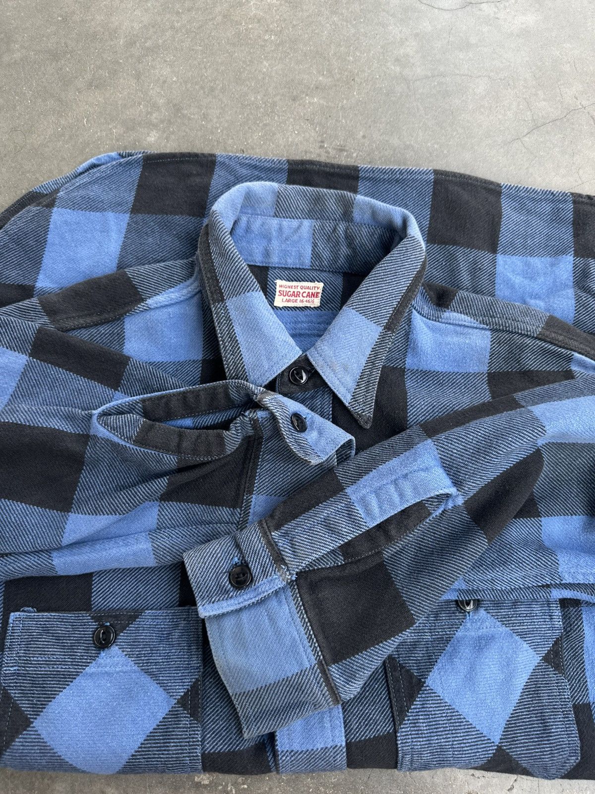 Sugar Cane Sugar Canes By Toyo Enterprise Heavy Cotton Flannel Shirt Size US L / EU 52-54 / 3 - 11 Thumbnail
