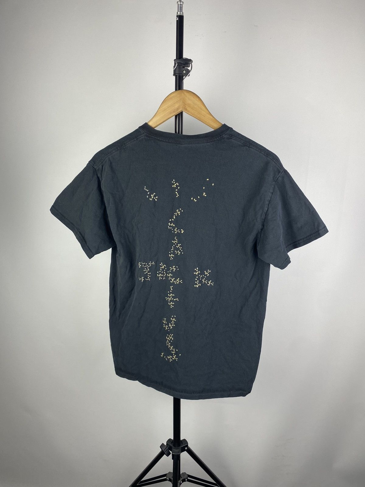 Band Tees × Travis Scott × Vintage VNTG Cactus Jack Mc Donalds Promo Black T Shirt Washed Faded Size US S / EU 44-46 / 1 - 1 Thumbnail