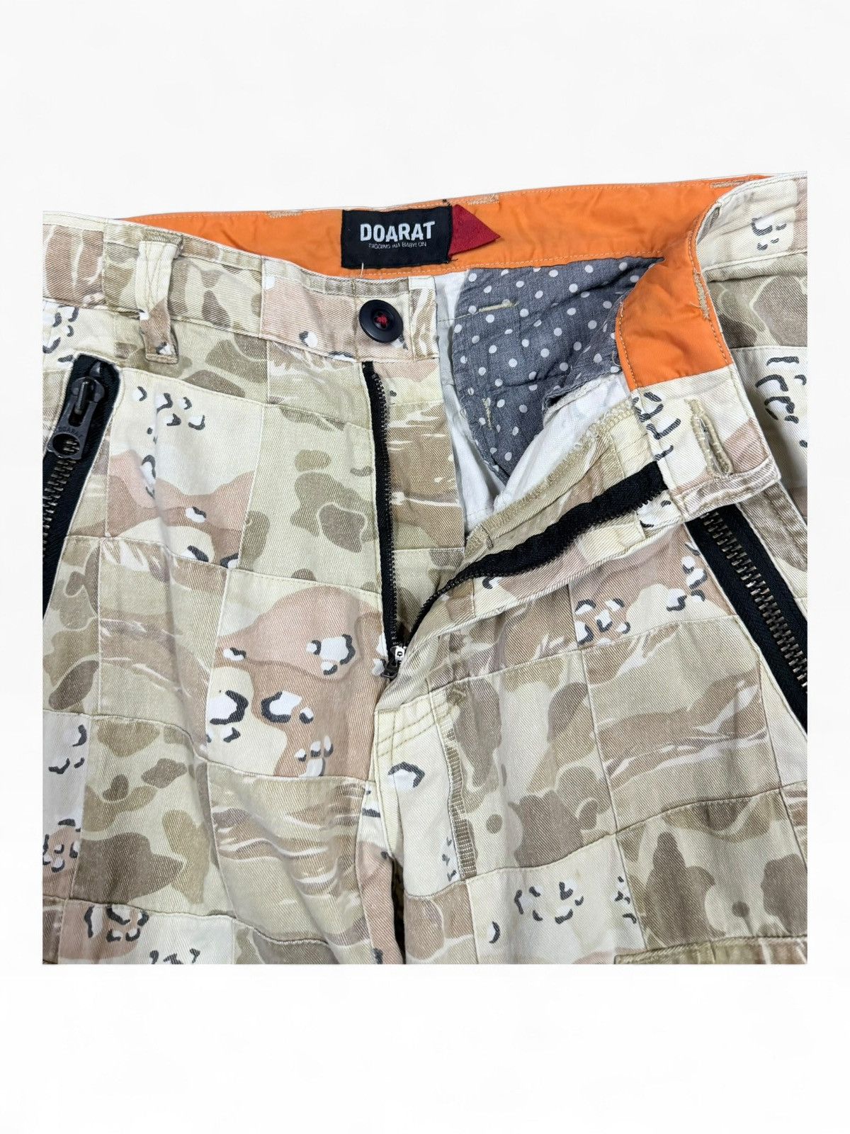 GOODENOUGH Vtg🔥90’s Doarat All Camoflauge Patchwork Multipocket Cargo Size US 33 - 9 Thumbnail