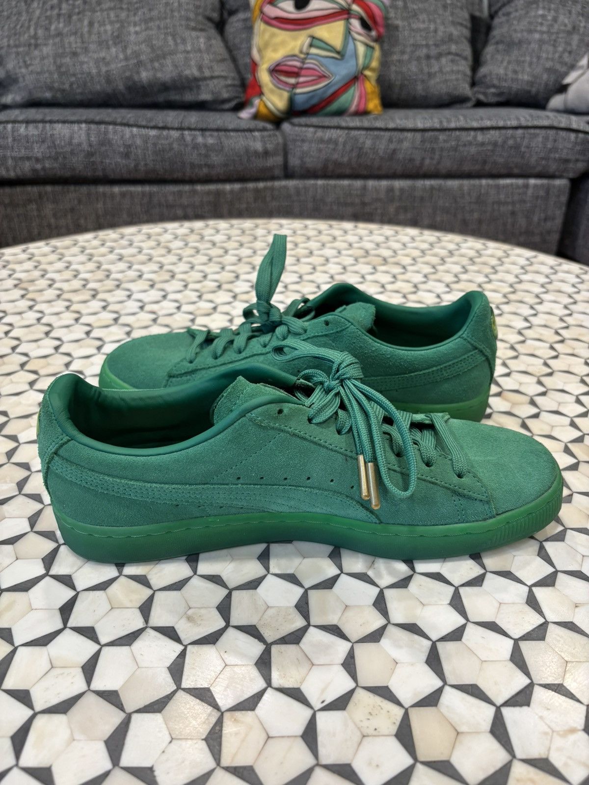 Puma PUMA X HARIBO Suede 'Amazon Green' Size US 8.5 / EU 41-42 - 5 Thumbnail