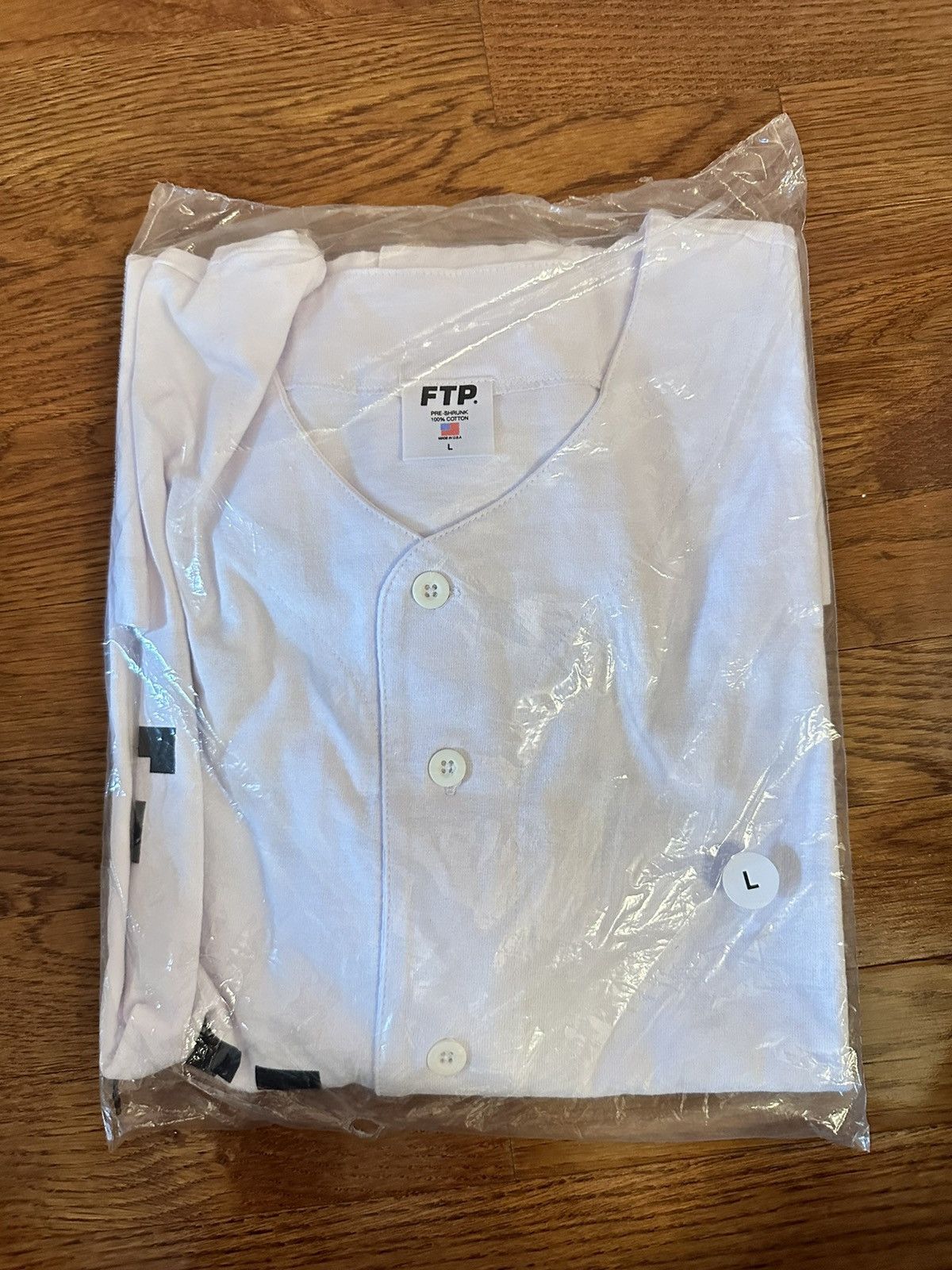 Fuck The Population FTP Fuck Baseball Jersey White Sz L Size US L / EU 52-54 / 3 - 3 Thumbnail
