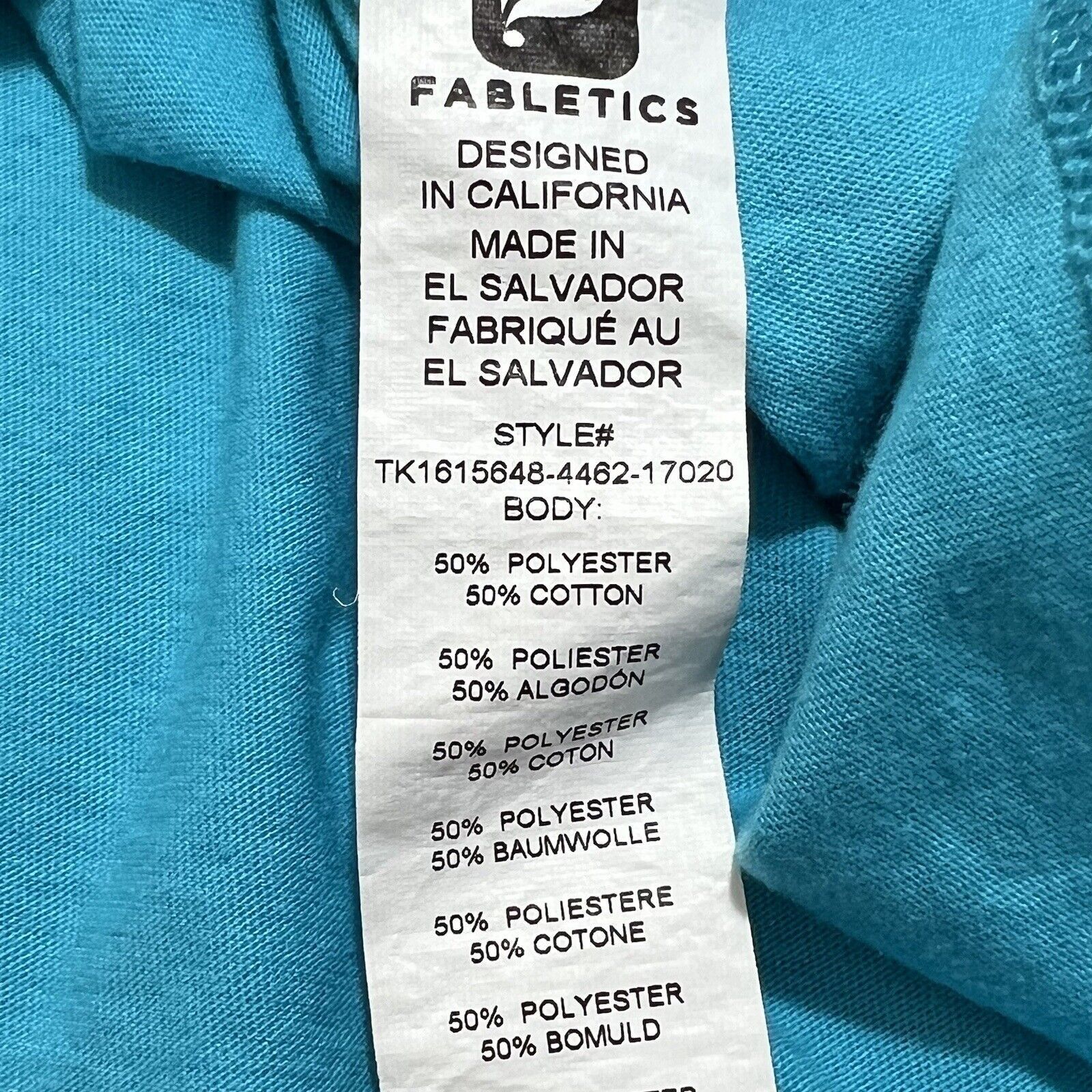 Other Fabletics XS Spaghetti Strap Athletic Tank Top Blue Size XS / US 0-2 / IT 36-38 - 4 Thumbnail