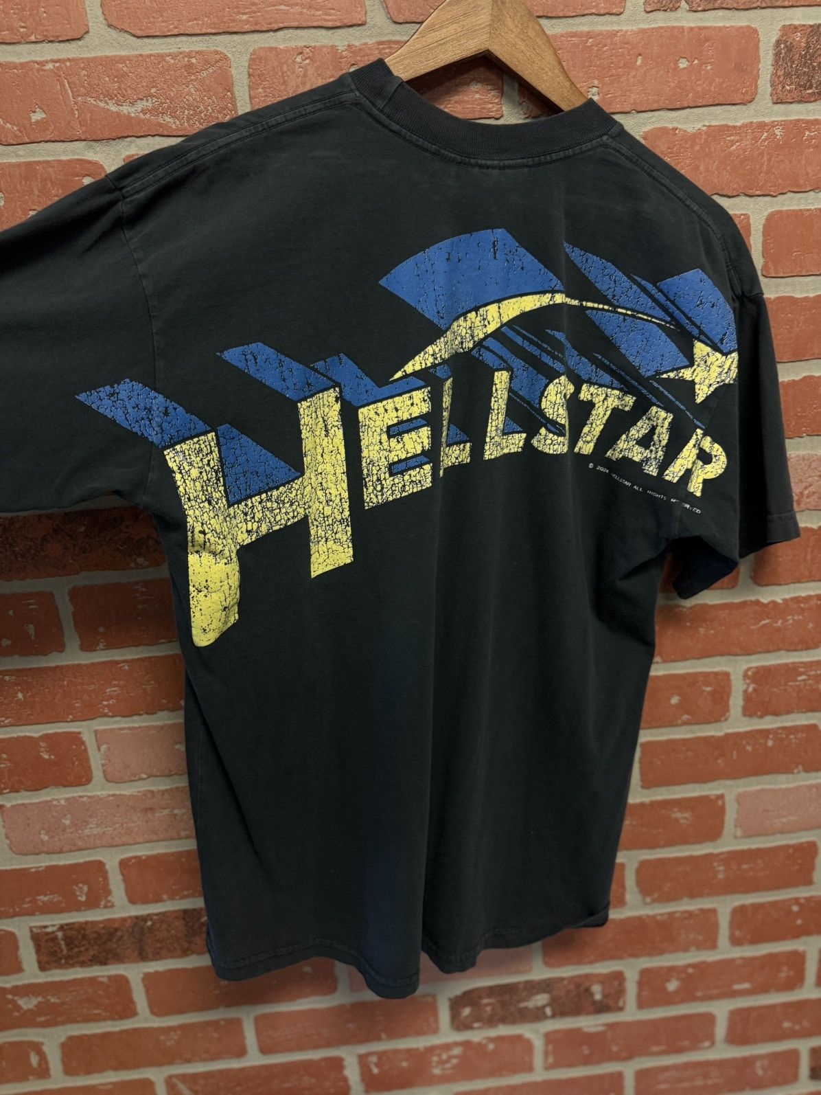HELLSTAR Hellstar Black SuperMan Logo Tee Shirt 100% Authentic Size S Size US S / EU 44-46 / 1 - 5 Thumbnail