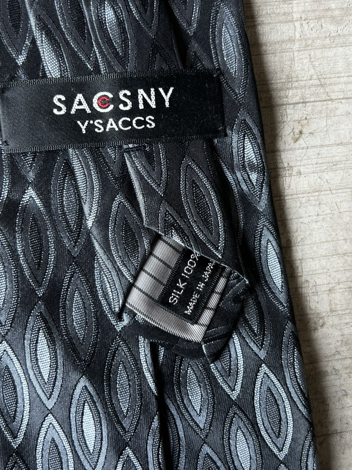 Yohji Yamamoto Yohji yamamoto japan tie Japanese necktie ysaccs Size ONE SIZE - 5 Thumbnail