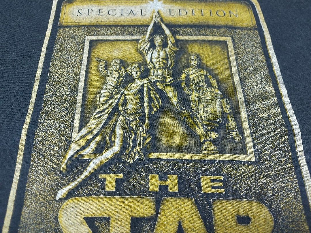 Star Wars × Vintage Vintage 90s Star Wars Trilogy 1997 Single-Stitch TEE Size US L / EU 52-54 / 3 - 5 Thumbnail