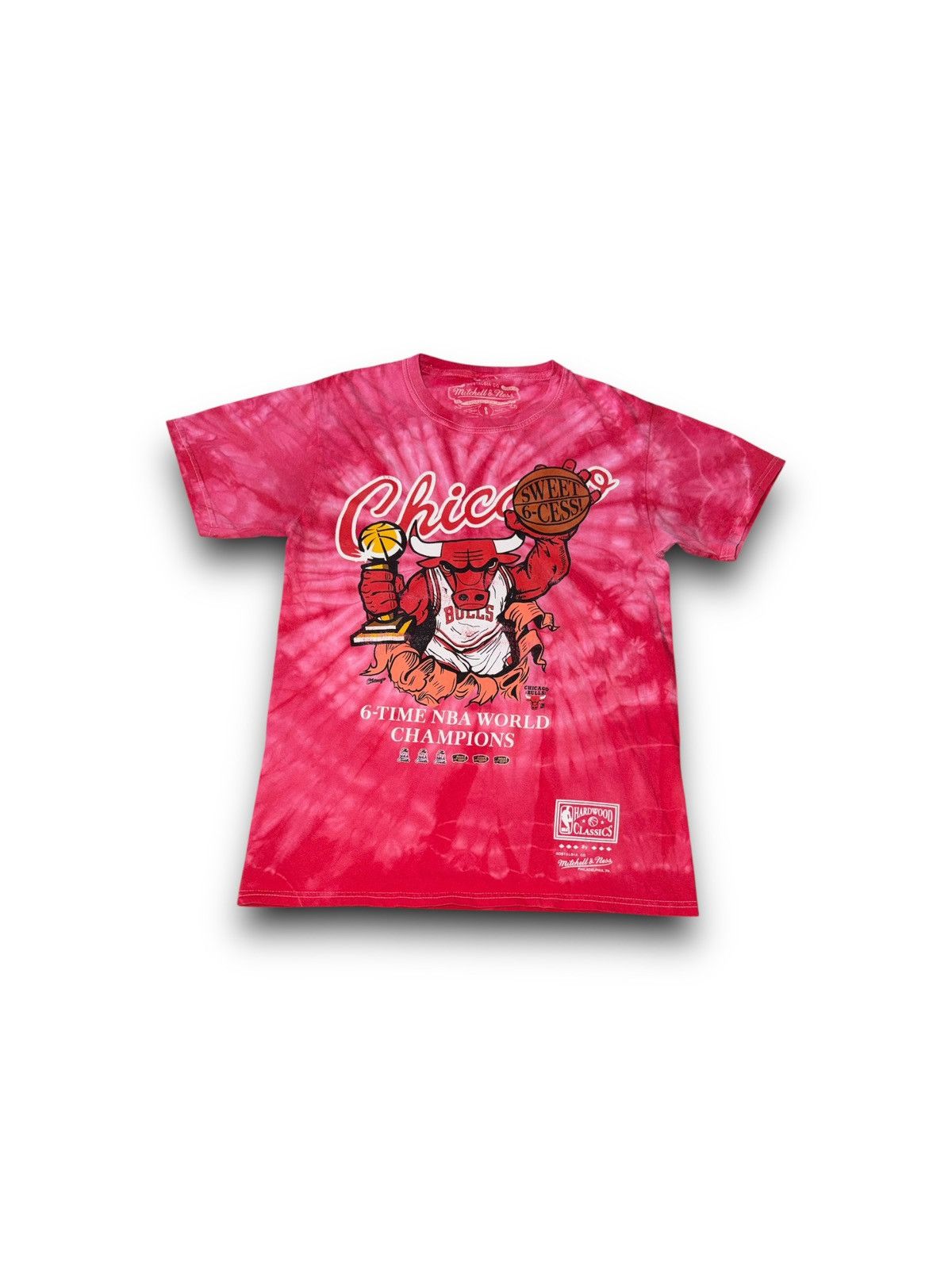 Mitchell & Ness Chicago Bulls 6 time NBA Champions Mitchell & Ness t-shirt Size US S / EU 44-46 / 1 - 1 Thumbnail