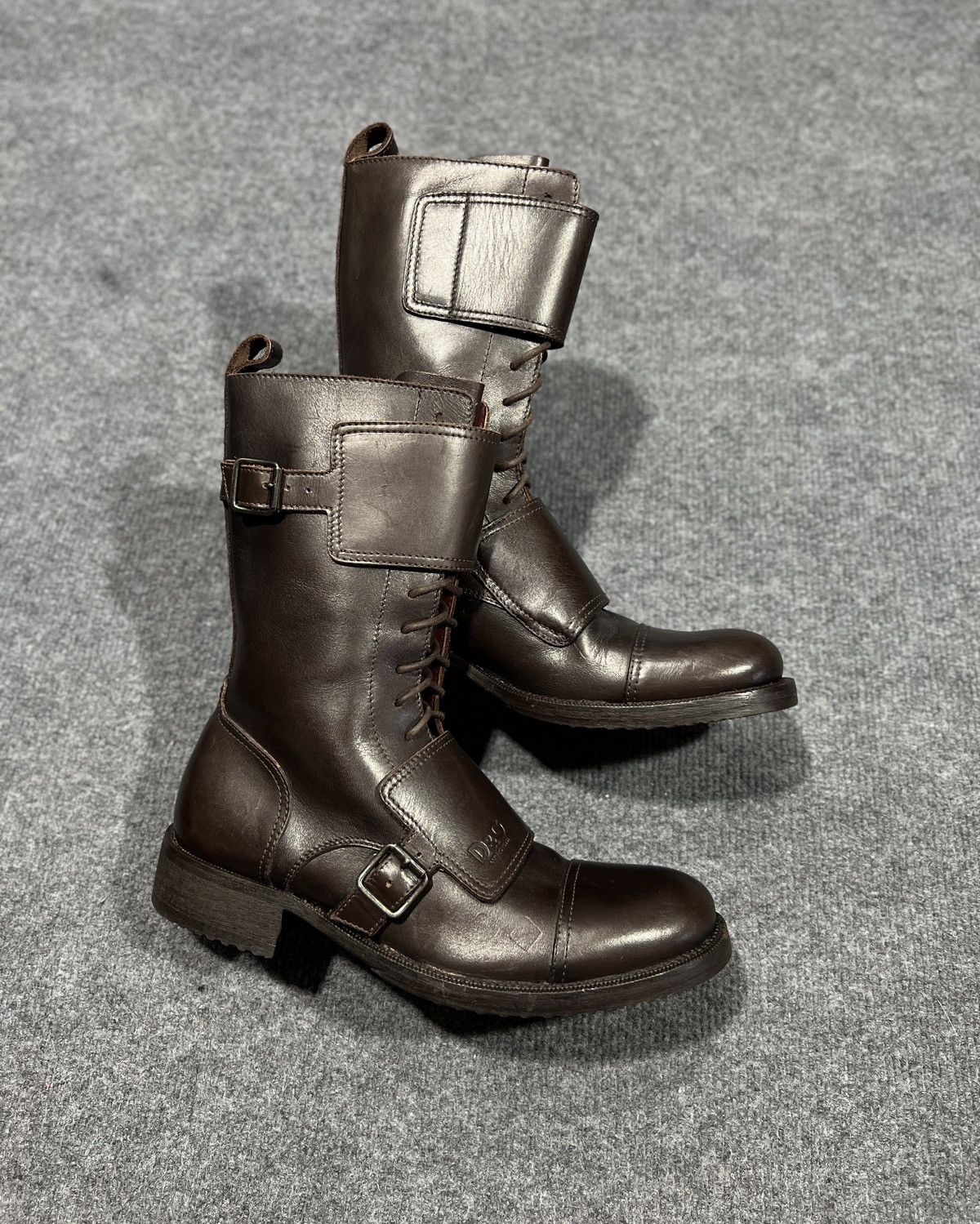 Dolce & Gabbana Dolce & Gabbana Brown Leather boot Size US 10 / EU 43 - 3 Thumbnail