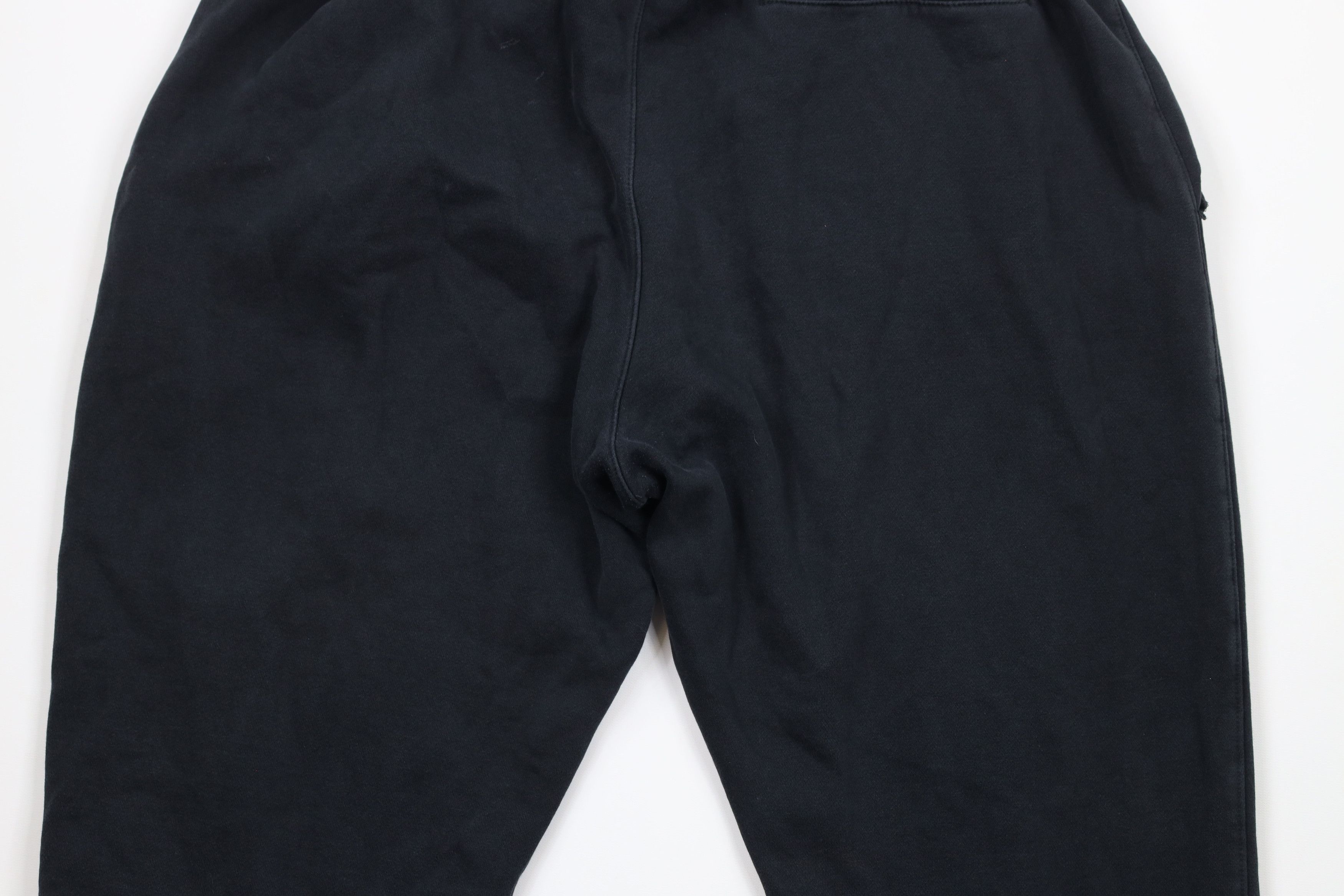 Nike Vintage Nike Spell Out Cuffed Sweatpants Joggers Black Size US 40 / EU 56 - 13 Thumbnail