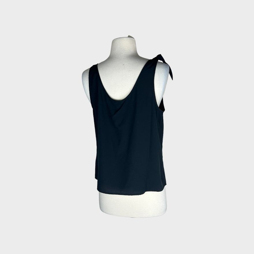 Target Basics A New Day | Crepe Tie Shoulder Tank Top Blouse | Med NWT Size M / US 6-8 / IT 42-44 - 5 Thumbnail