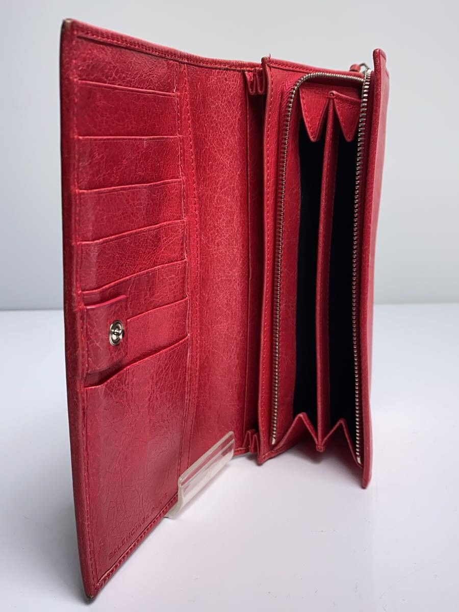Balenciaga Balenciaga Leather Long Wallet Pink Rose Bi-Fold Size ONE SIZE - 4 Thumbnail