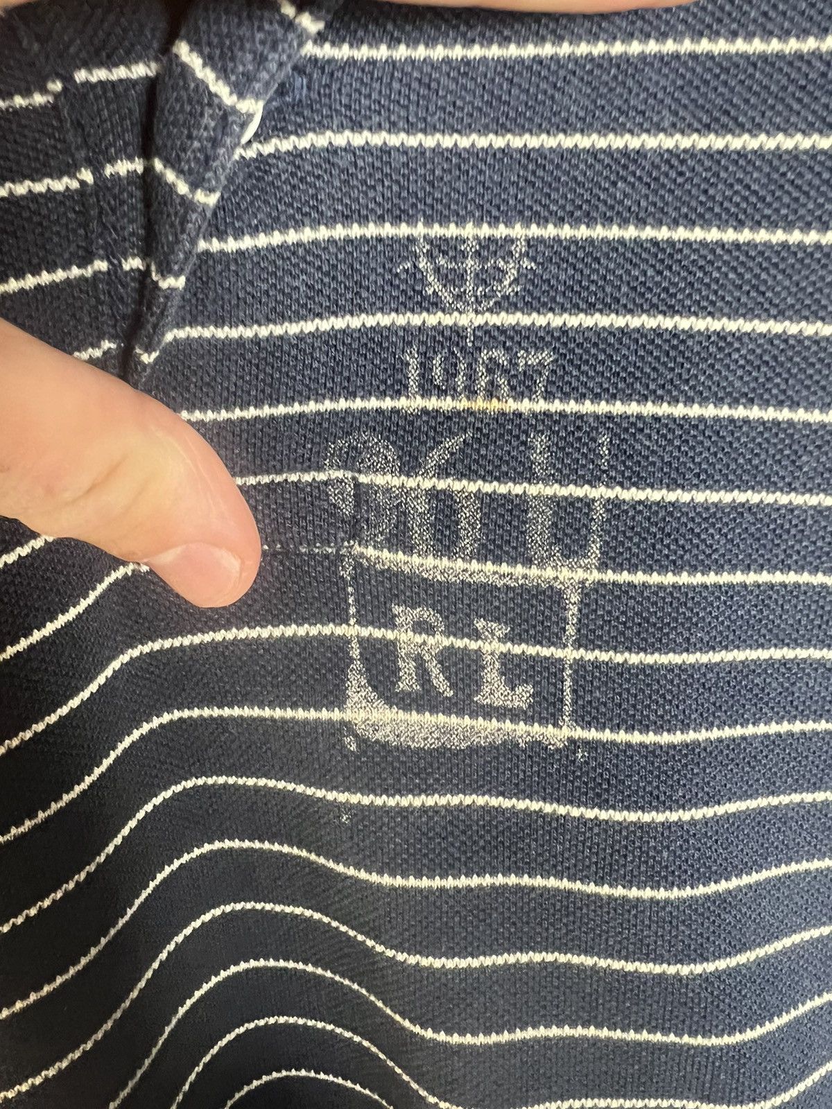 Polo Ralph Lauren Vintage Denim and Supply Ralph Lauren Striped Polo Shirt Size US L / EU 52-54 / 3 - 3 Thumbnail