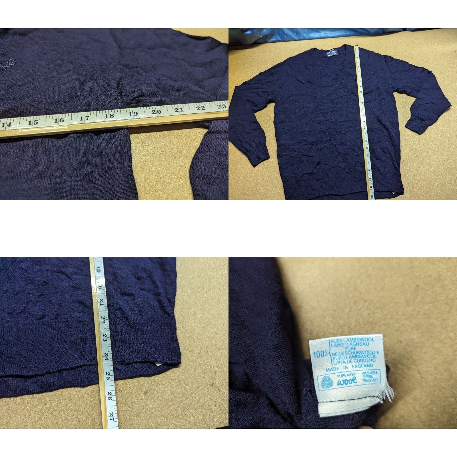 Fred Perry Fred Perry Mens Sweater Size M Blue Lambs Wool Round Knit Winter Pullover Knitwear Casual Mens New title Size US M / EU 48-50 / 2 - 8 Thumbnail