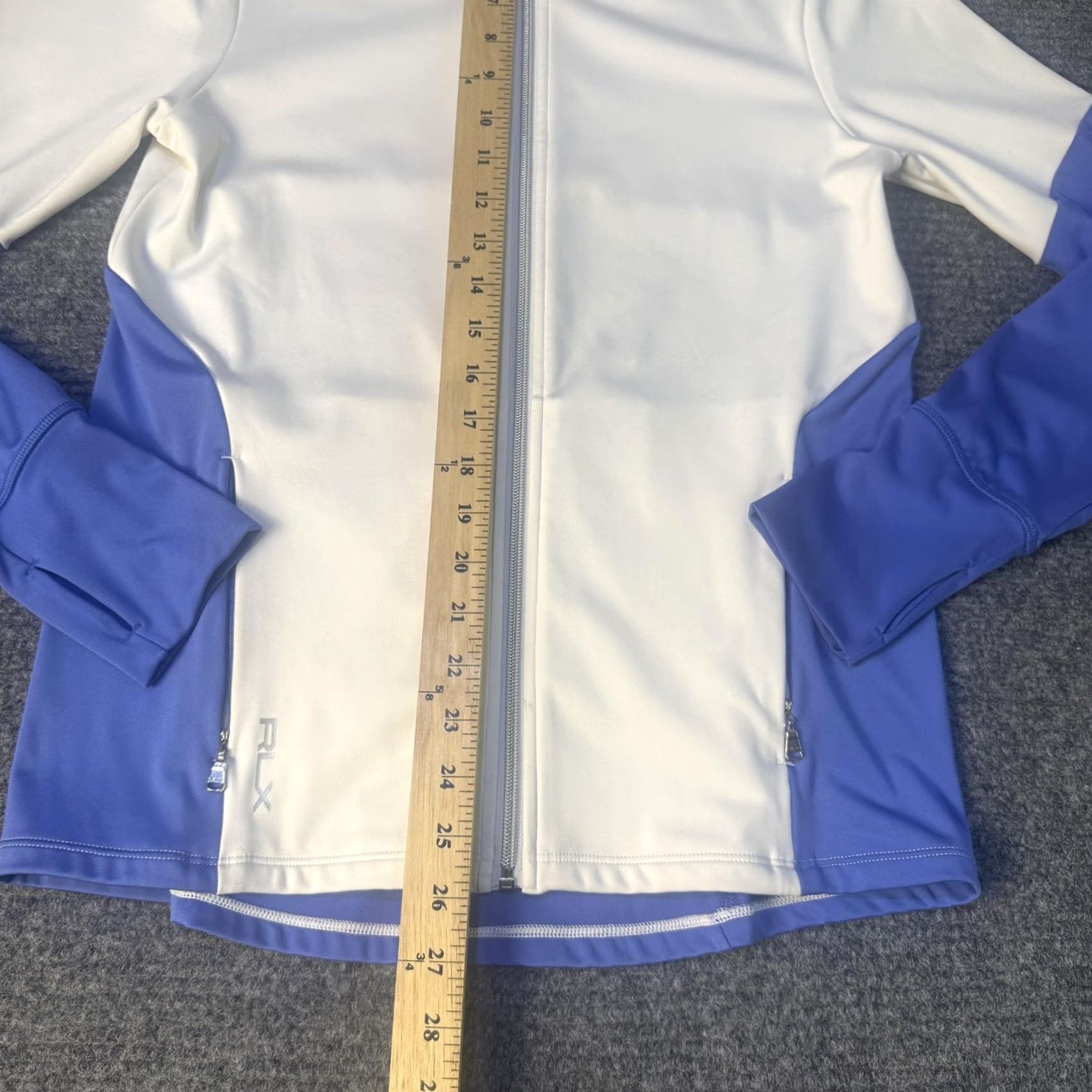 Ralph Lauren Ralph Lauren Womens Medium Blue Full Zip Golf Performance Jacket Size M / US 6-8 / IT 42-44 - 5 Thumbnail