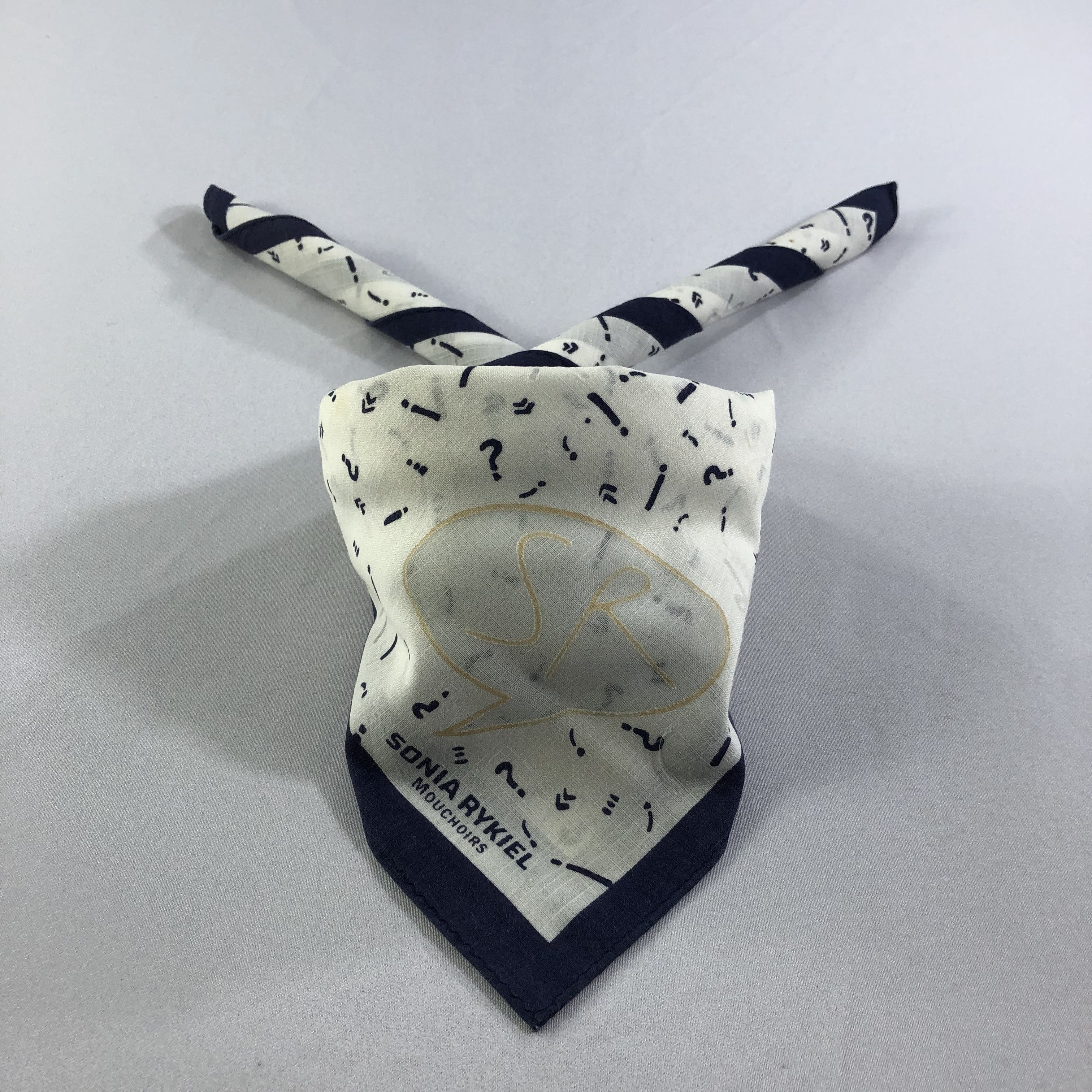Sonia Rykiel Sonia Rykiel SR Handkerchief Neckerchief Bandana H2186 Size ONE SIZE - 1 Thumbnail