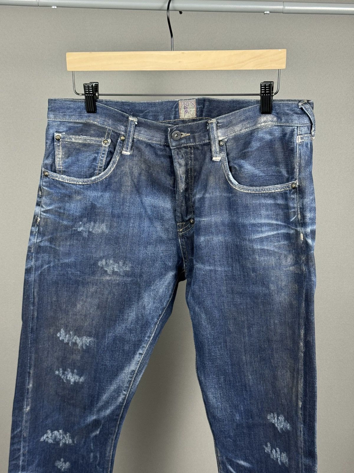 Prps PRPS DENIM PAINTED FADED PANTS SIZE : 34 Size US 34 / EU 50 - 5 Thumbnail