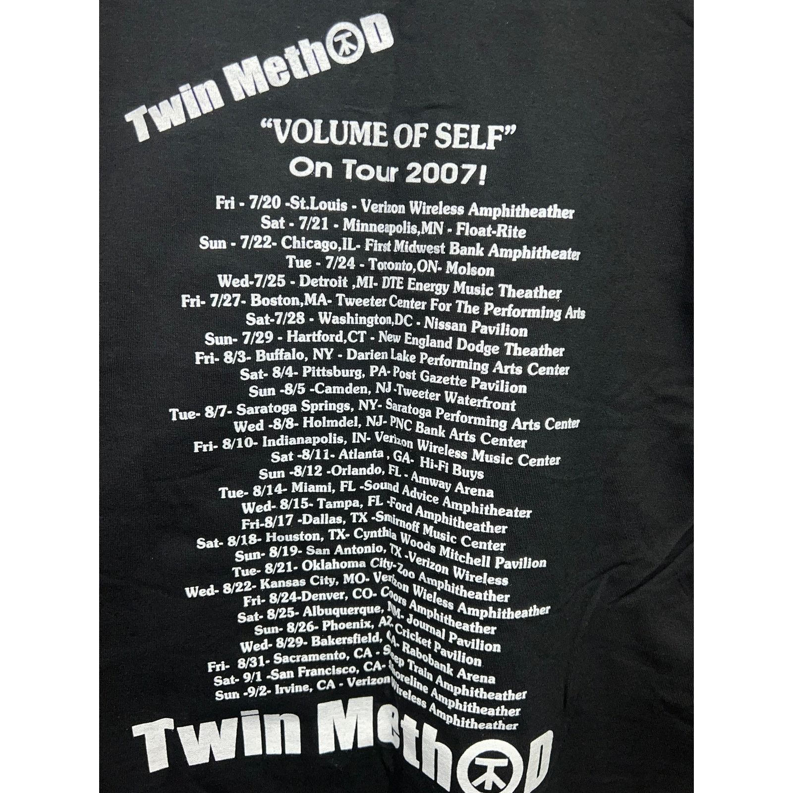 Gildan 2007 Twin Method The Volume Of Self Tour Nu Metal Shirt L Size US L / EU 52-54 / 3 - 8 Thumbnail