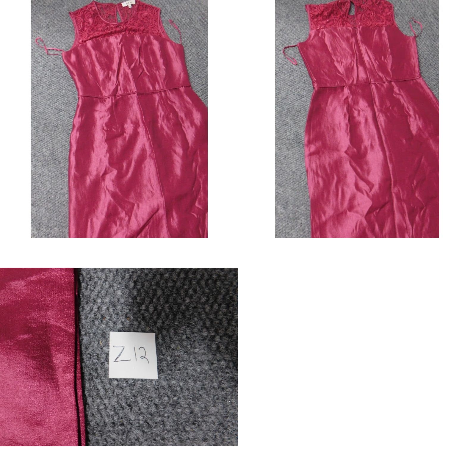 Pinko Flora Womens Dress 12 Pink Midi A-Line Zip Dress Sleeveless Knit Polyester Raglan Sleeve Ruffle Lined Floral Pattern Crew Neck Vintage No N/A Size XL / US 12-14 / IT 48-50 - 8 Thumbnail