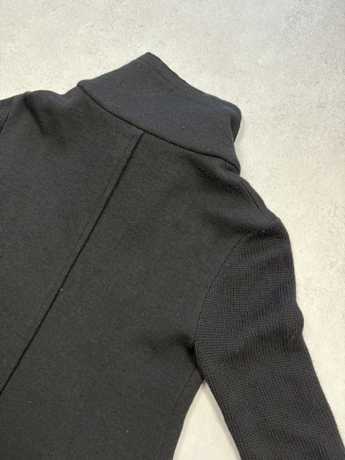 Rundholz Rundholz Wool Long Zip Coat Black Avant Garde Jacket M Size M / US 6-8 / IT 42-44 - 23 Thumbnail
