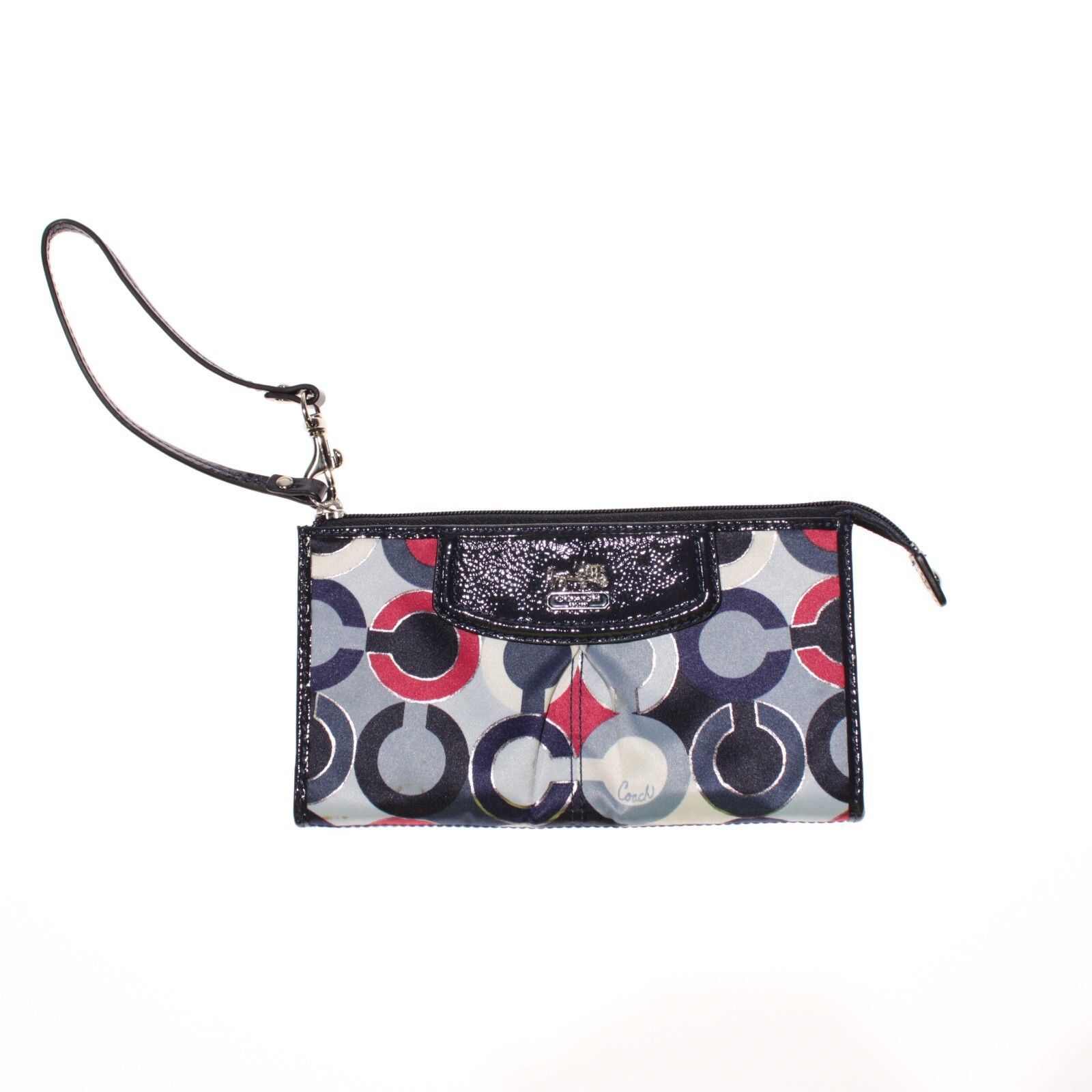 Coach Coach Wrislet / Clutch Purse in Blue / Red / White Logo Size ONE SIZE - 1 Thumbnail