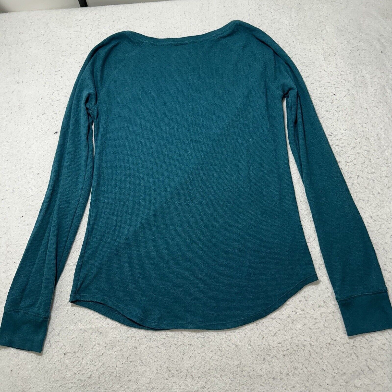Victoria's Secret Victorias Secret Large V-Neck Teal Blue Sleepwear Shirt Size L / US 10 / IT 46 - 10 Thumbnail