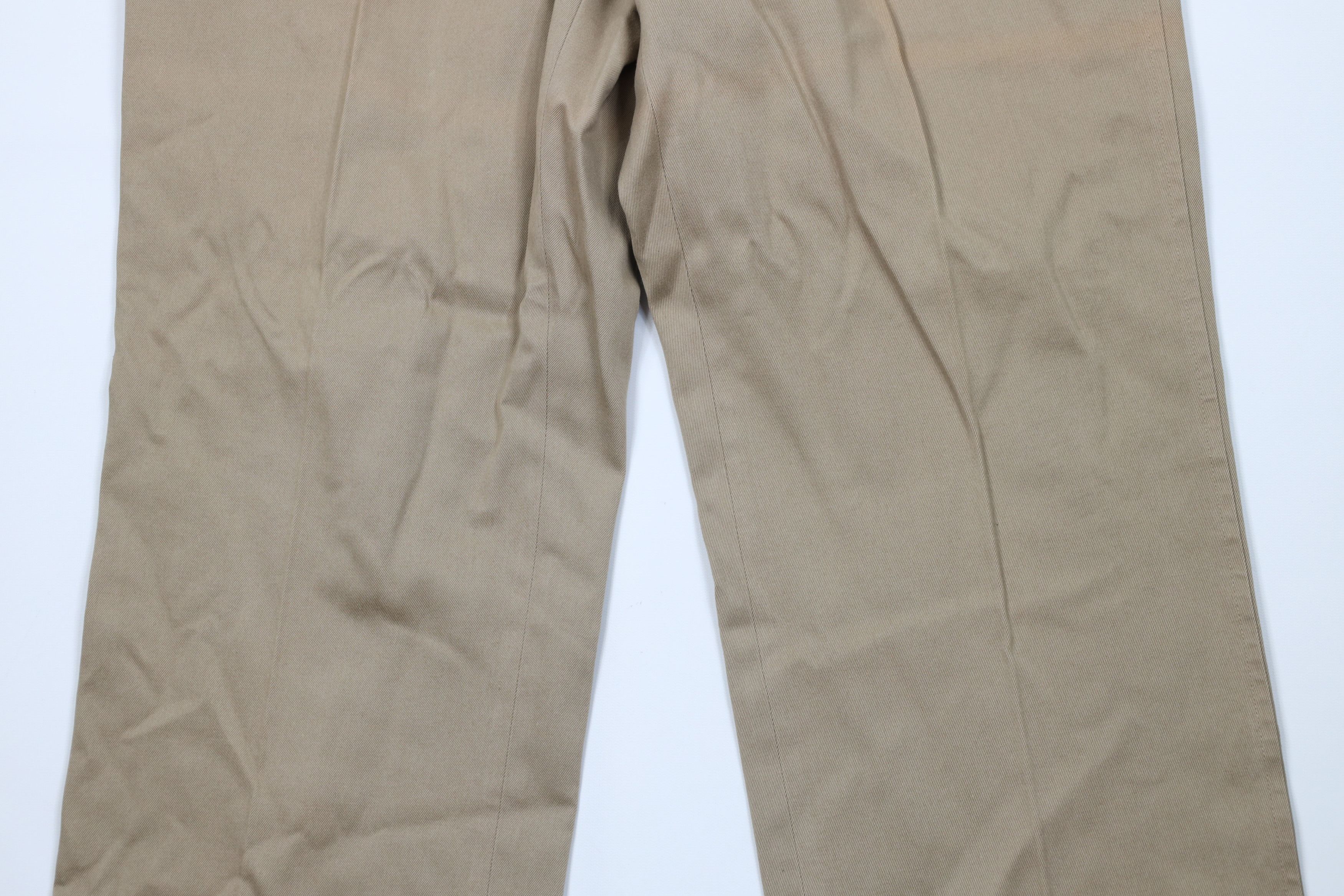 Lands' End Vintage 90s Lands End Wide Leg Heavyweight Chino Pants USA Size US 36 / EU 52 - 3 Thumbnail