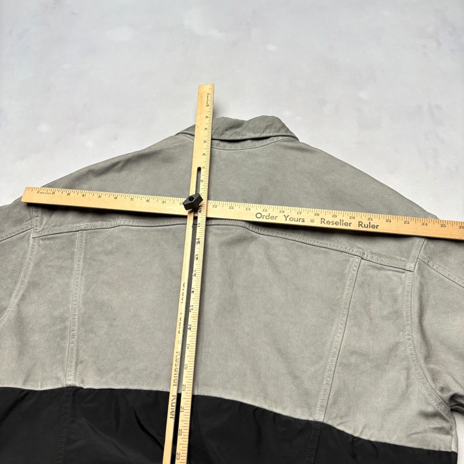 Heron Preston Heron Preston Half and Half Trucker Jacket Men's M Two Tone Size US M / EU 48-50 / 2 - 9 Thumbnail