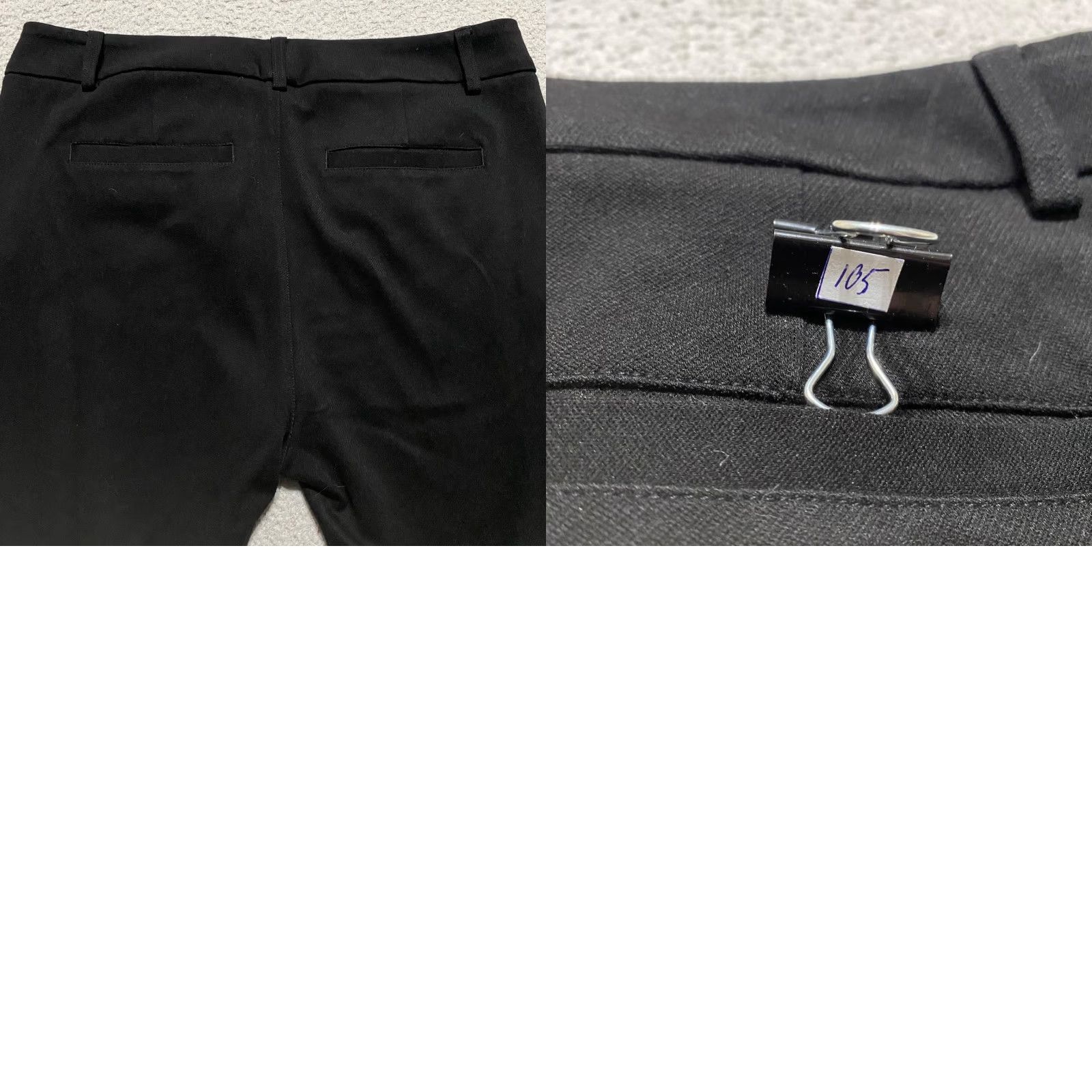 Vintage CAbi Dress Pants Black Mid Rise Straight Office Business Womens Regular Size 10 Pants Size 32" / US 10 / IT 46 - 9 Thumbnail
