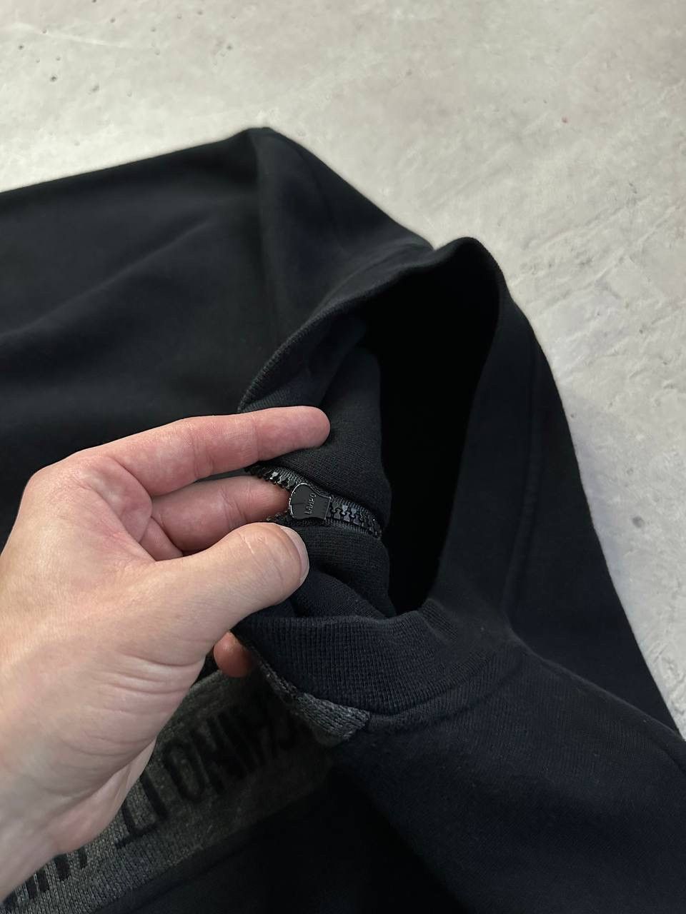 Moschino Moschino Jeans Black Wool Zip Sweatshirt Made in Italy Y2K Size US M / EU 48-50 / 2 - 9 Thumbnail