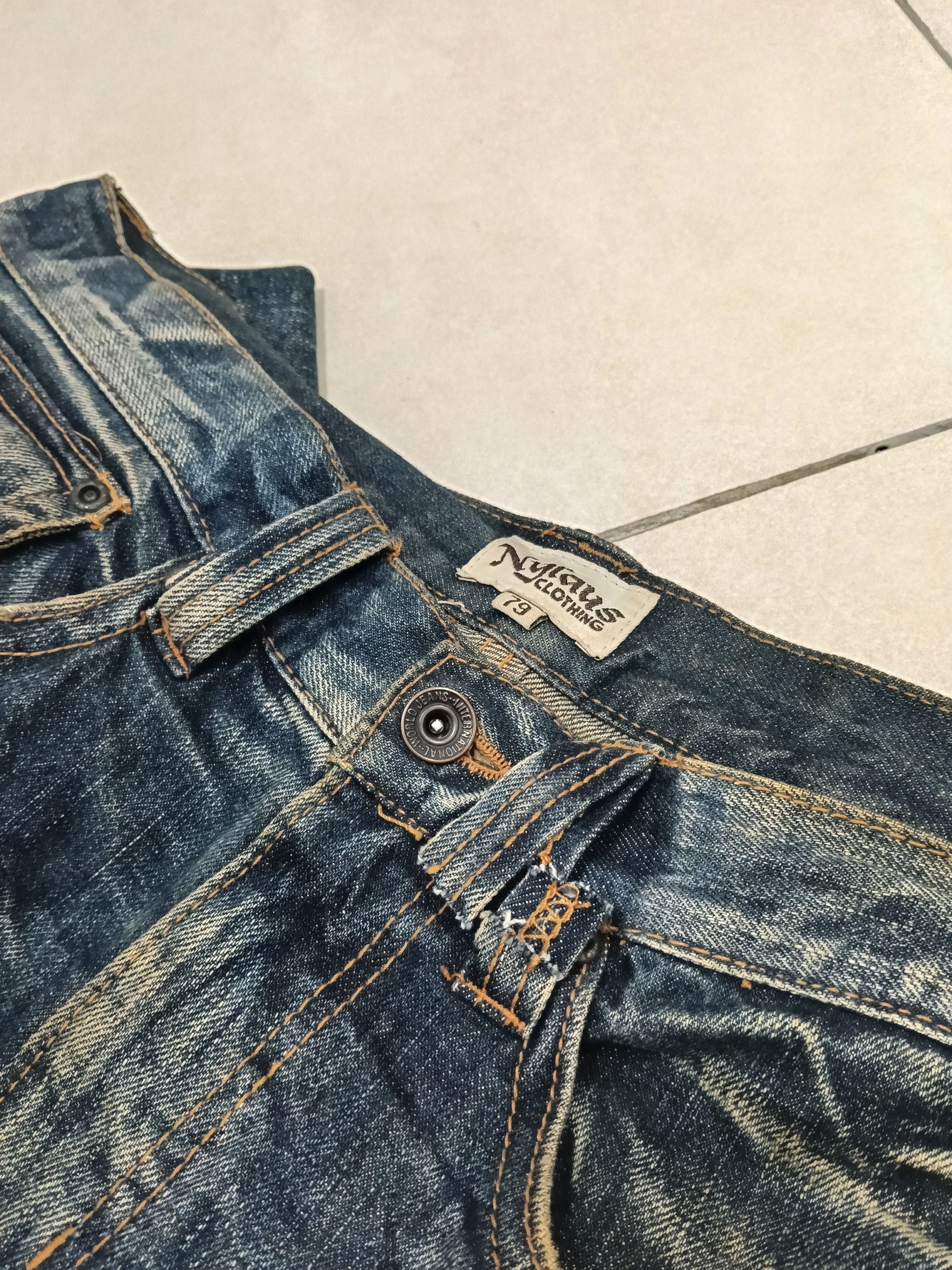 Seditionaries 💥 Nylous Clothing Mudwash Flared Denim 💥 Size US 33 - 10 Thumbnail