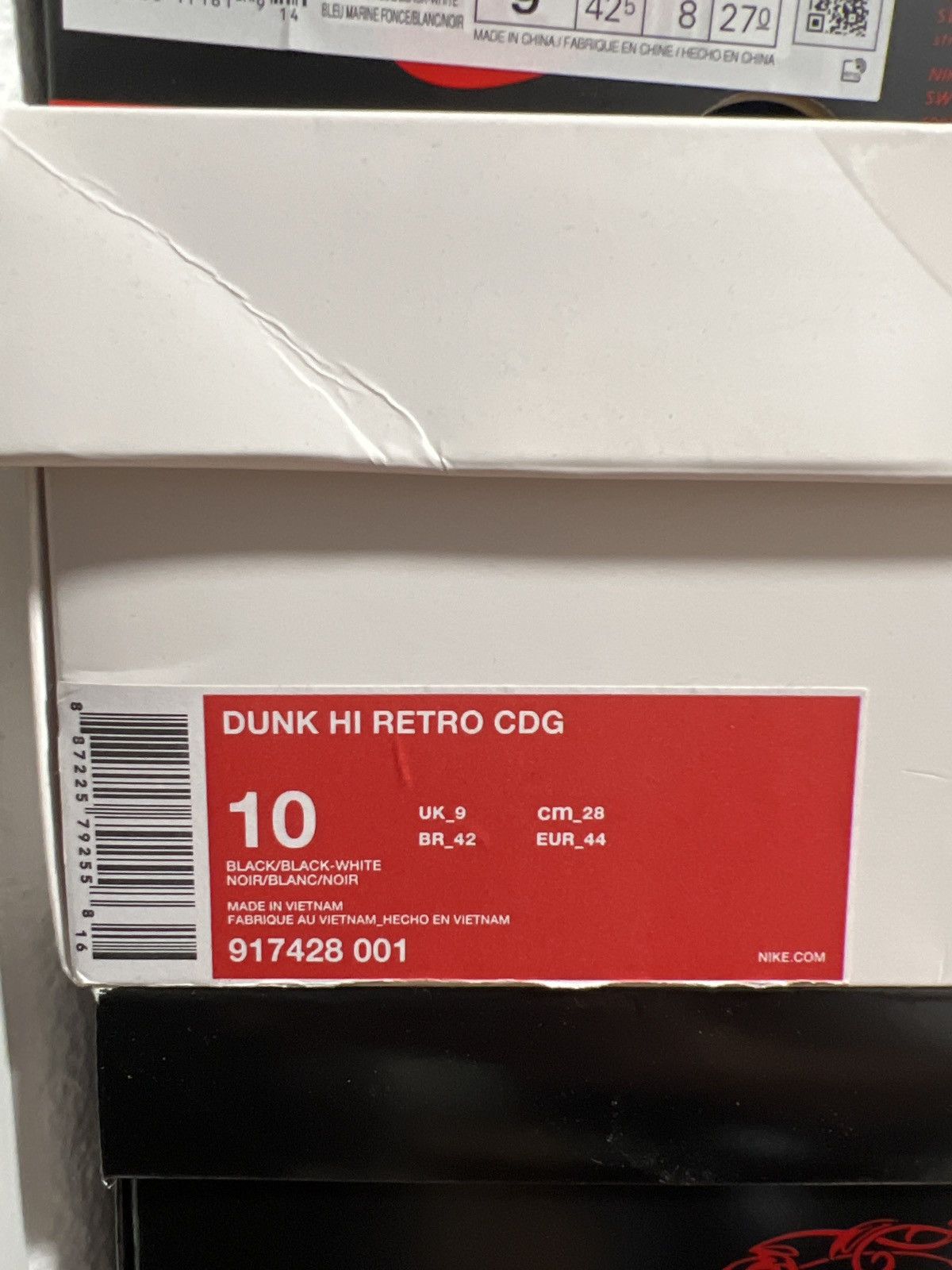 Comme des Garcons × Nike Nike Dunk High Comme Des Garcons CDG Clear Size 10 Size US 10 / EU 43 - 6 Thumbnail