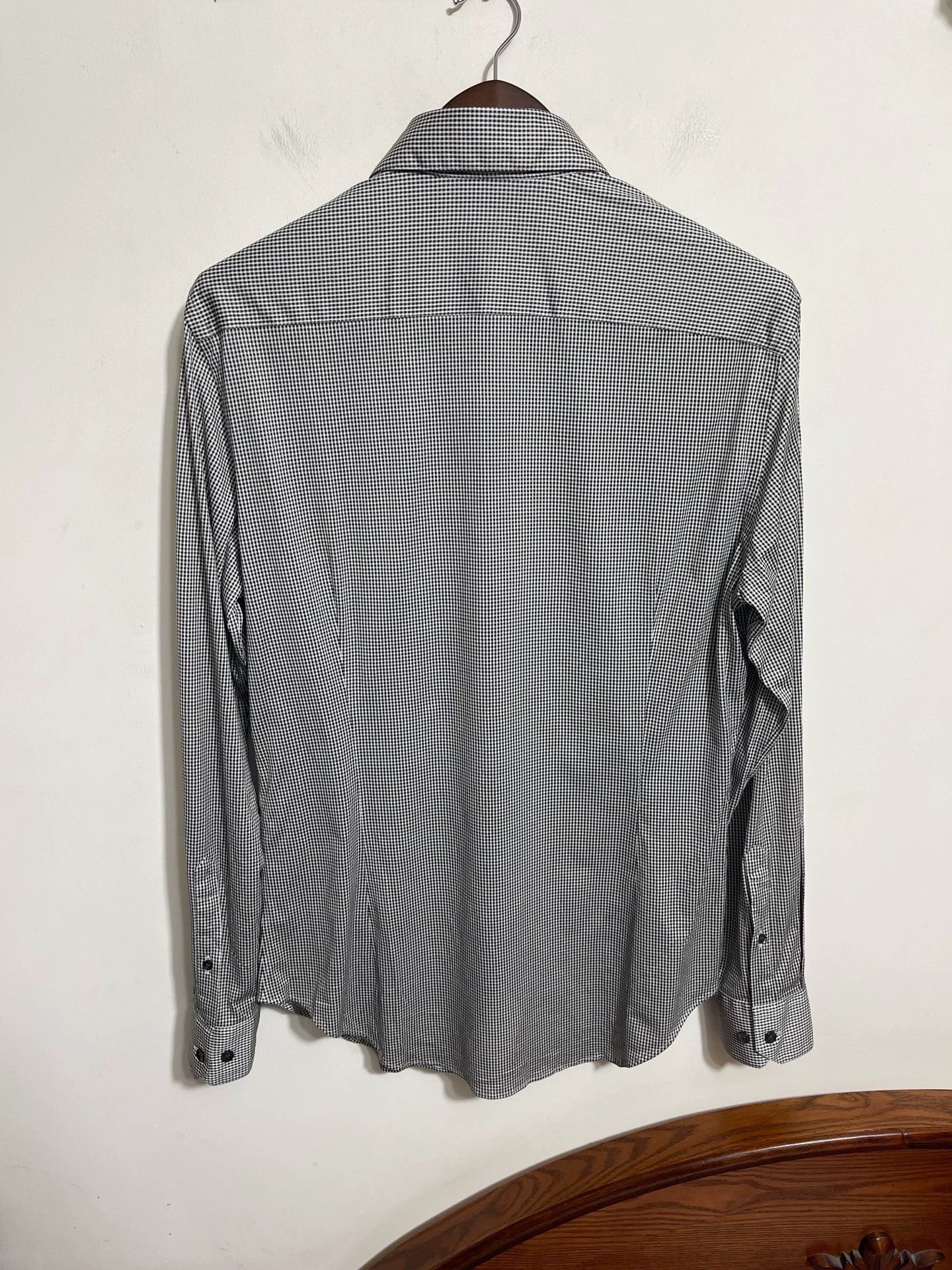 Giorgio Armani Armani Slim Fit Long Sleeve Shirt 42 (Old Money) Size US L / EU 52-54 / 3 - 2 Thumbnail