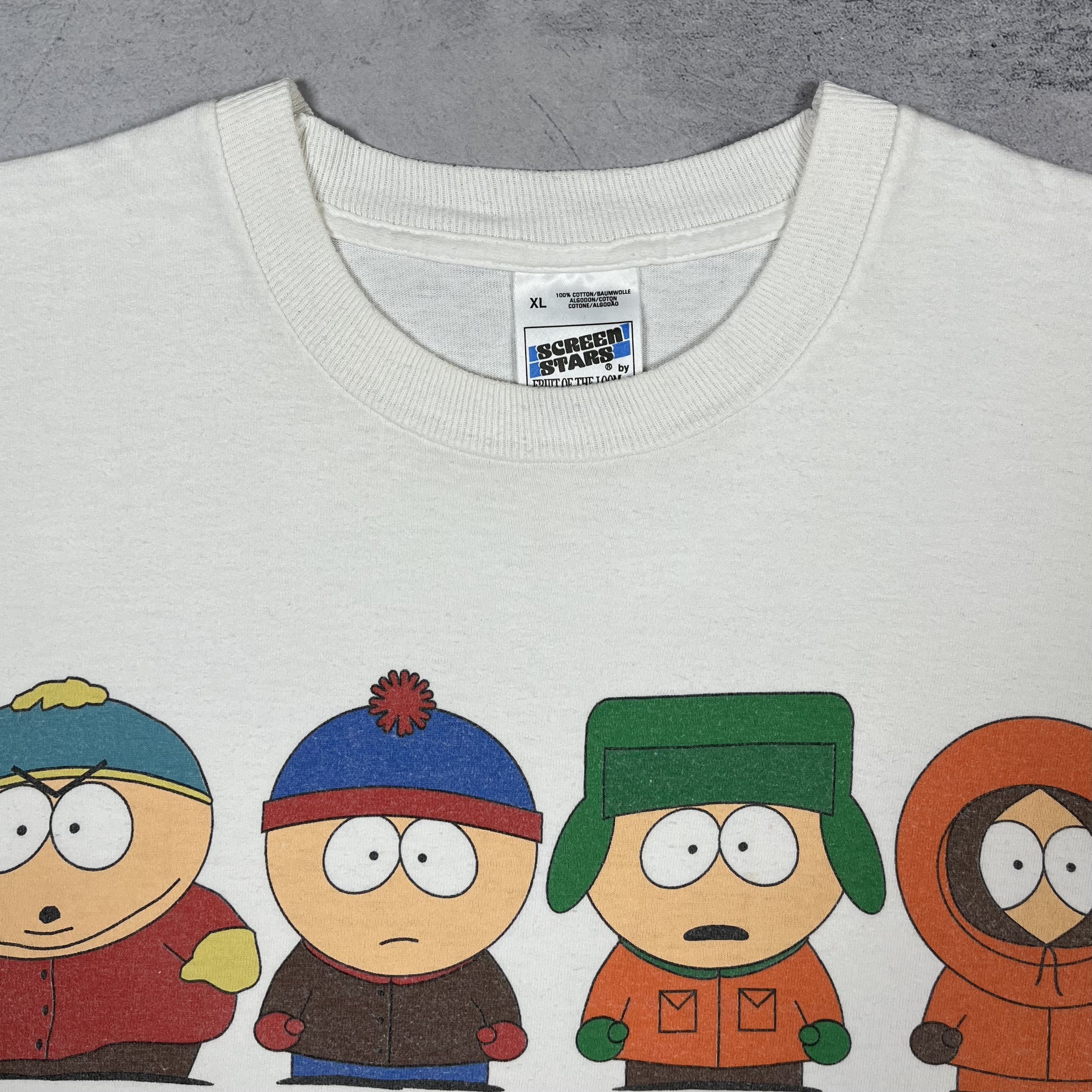 Cartoon Network Vintage South Park Cartoon Funny T Shirt 1998 Size US XL / EU 56 / 4 - 7 Thumbnail