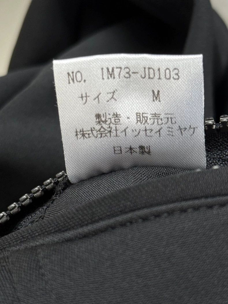 Issey Miyake Issey Miyake size:m Black zipper suit jacket Size 34S - 8 Thumbnail
