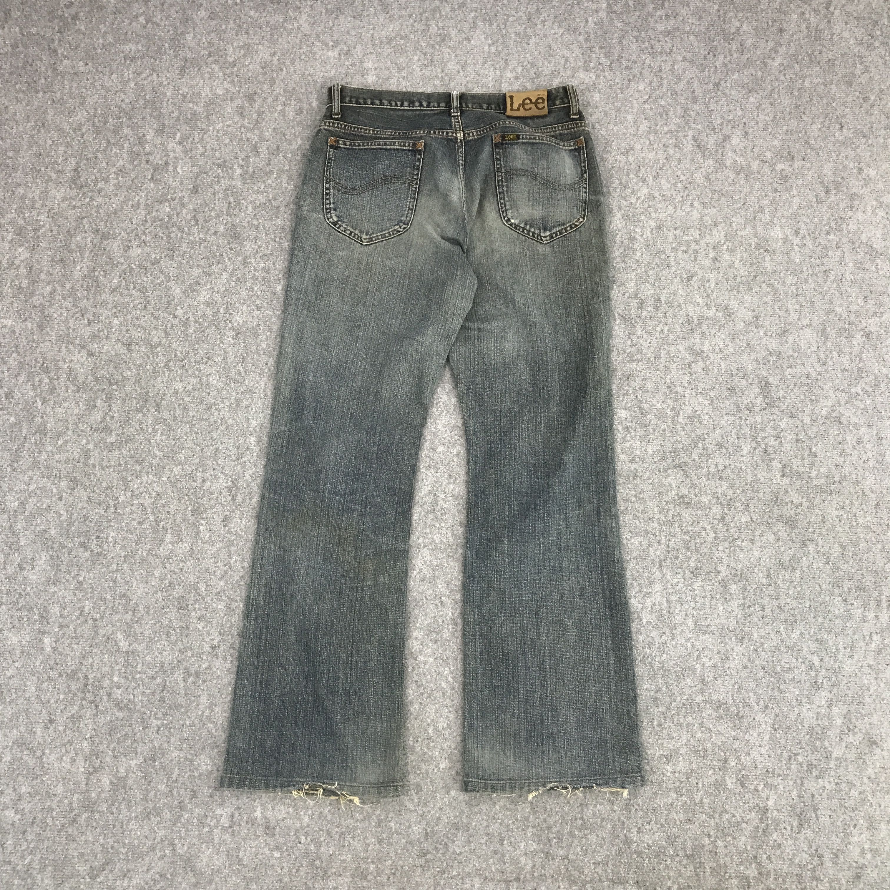 Japanese Brand × Lee FLARE LEE JAPAN BOOTCUT DISTRESSED DENIM JEANS Size US 32 / EU 48 - 2 Thumbnail