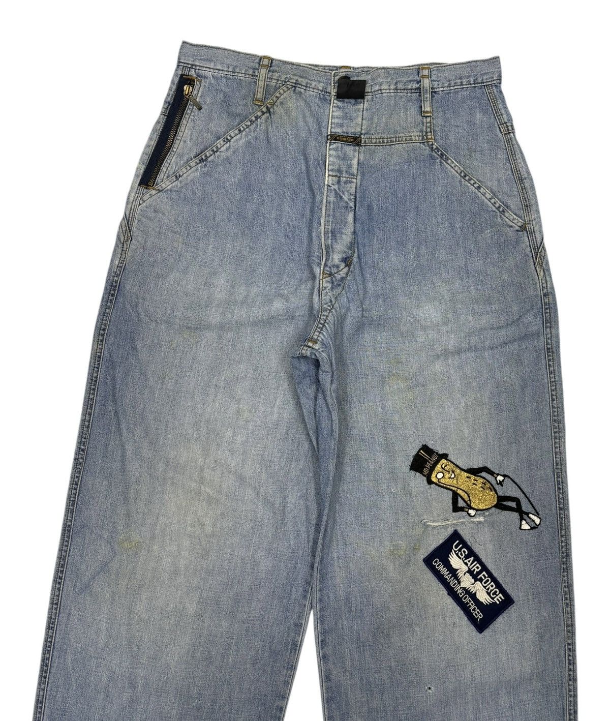 Marithe + Francois Girbaud RARE🔥MFG THE STONE WASHED BAGGY WIDE DENIM BAGGY JEANS Size US 32 / EU 48 - 7 Thumbnail
