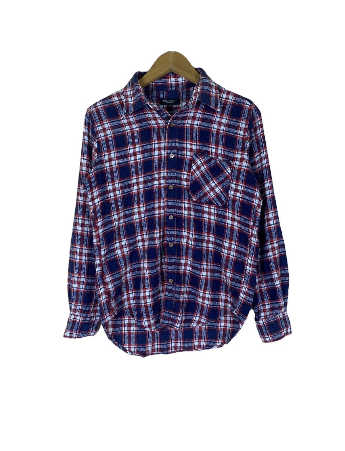 Kansai Yamamoto Kansai Yamamoto Red Flannel Button Ups Size US M / EU 48-50 / 2 - 1 Thumbnail