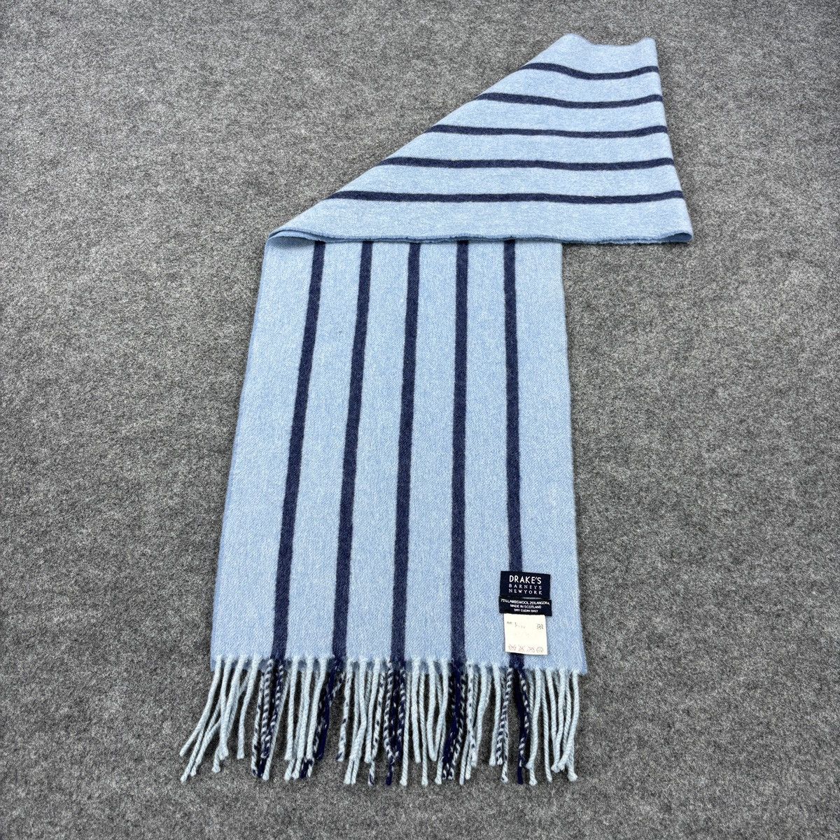 Barneys New York × Drake's Drake's Scarf # D770 # Muffler # Neckwear Size ONE SIZE - 7 Thumbnail