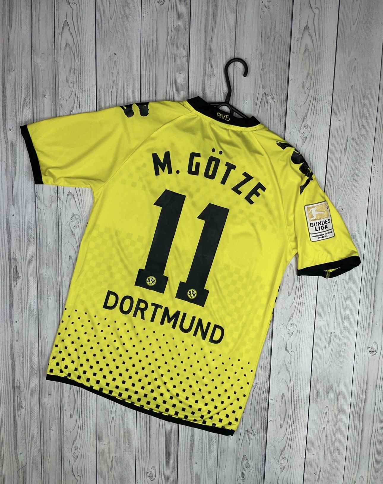 Vintage Vintage Borussia Dortmund soccer tee 11 Gotze rare size M Size US M / EU 48-50 / 2 - 1 Thumbnail