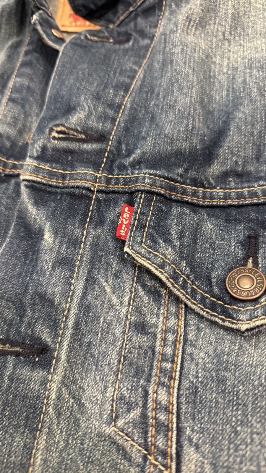 Levi's Levi’s Denim Trucker Jacket L Size US L / EU 52-54 / 3 - 3 Thumbnail
