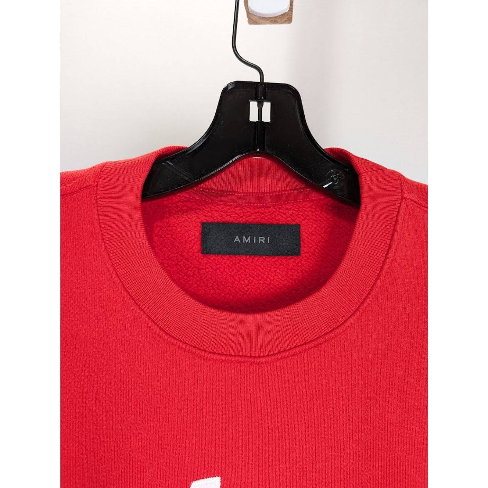 Amiri o1rshd1 Amiri Hockey Crewneck Sweatshirt in Goji Berry Size US XL / EU 56 / 4 - 3 Thumbnail