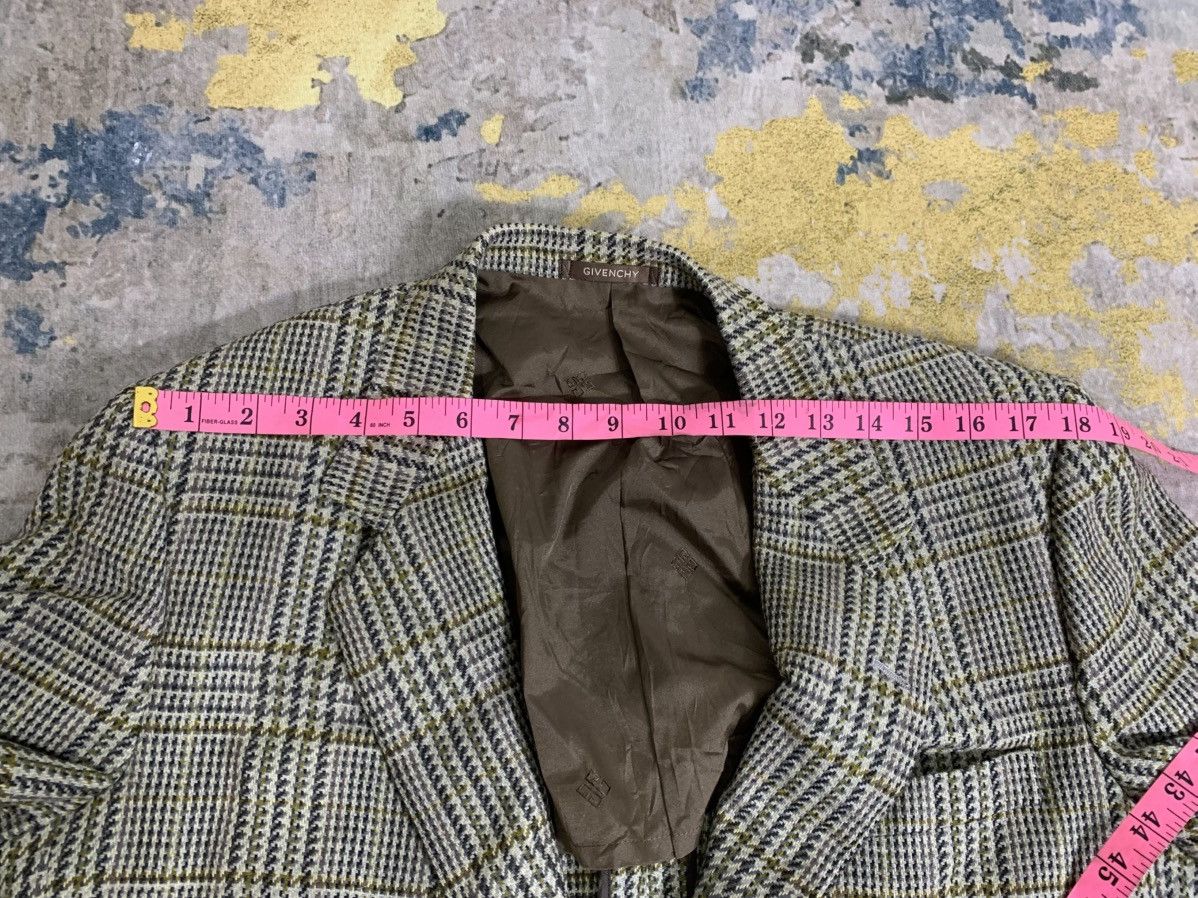 Vintage GIVENCHY PARIS TARTAN Blazer Jacket YABA STYLE Size US M / EU 48-50 / 2 - 11 Thumbnail