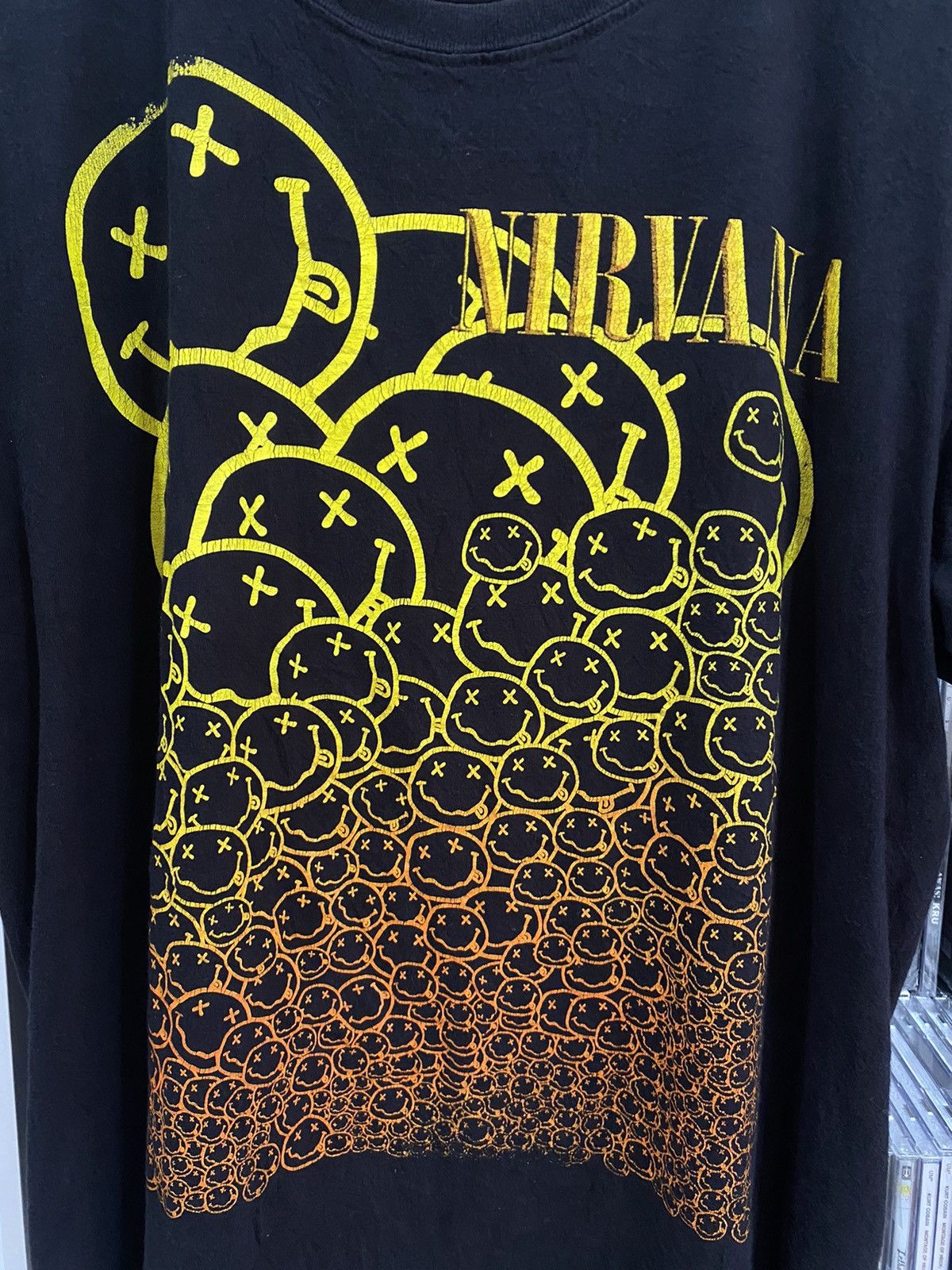 Band Tees ✅ NIRVANA Smile Nevermind grunge band kurt cobain tee shirt Size US L / EU 52-54 / 3 - 3 Thumbnail